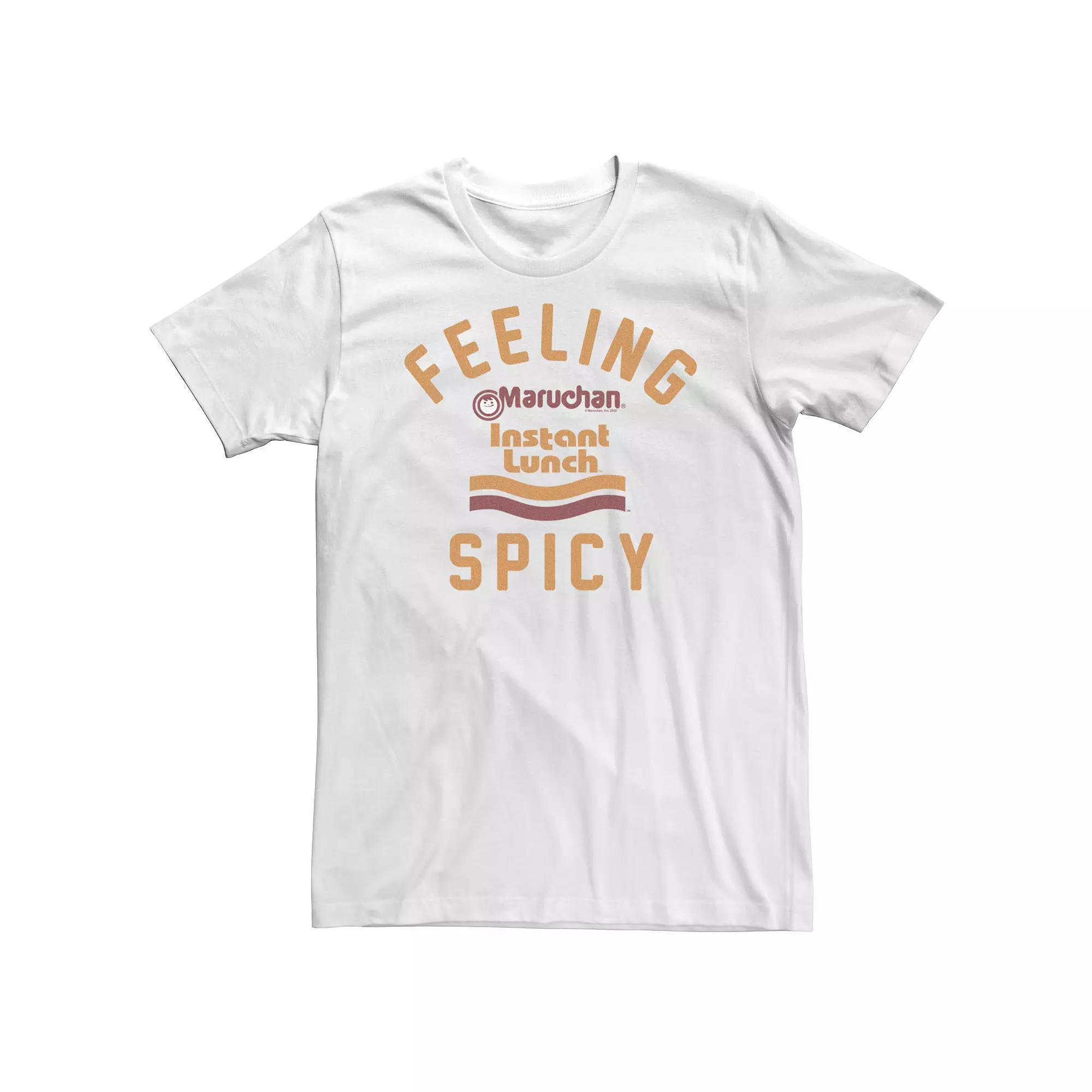 Big & Tall Maruchan Feeling Instant Lunch Spicy Tee, Men's, Size: 3XL, White Product Image