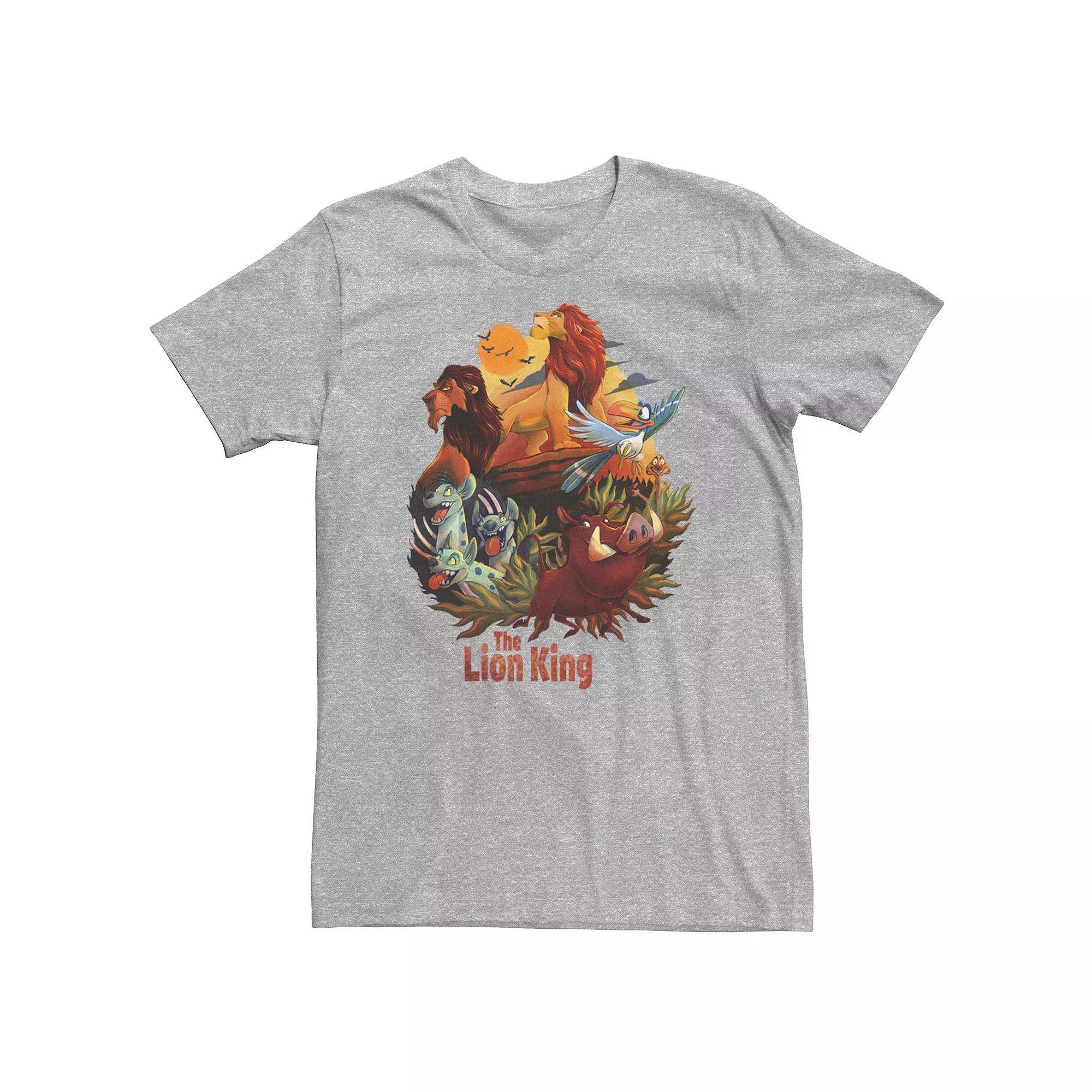 Disney's The Lion King Big & Tall Main Cast Poster Tee, Men's, Size: 3XL, White Product Image
