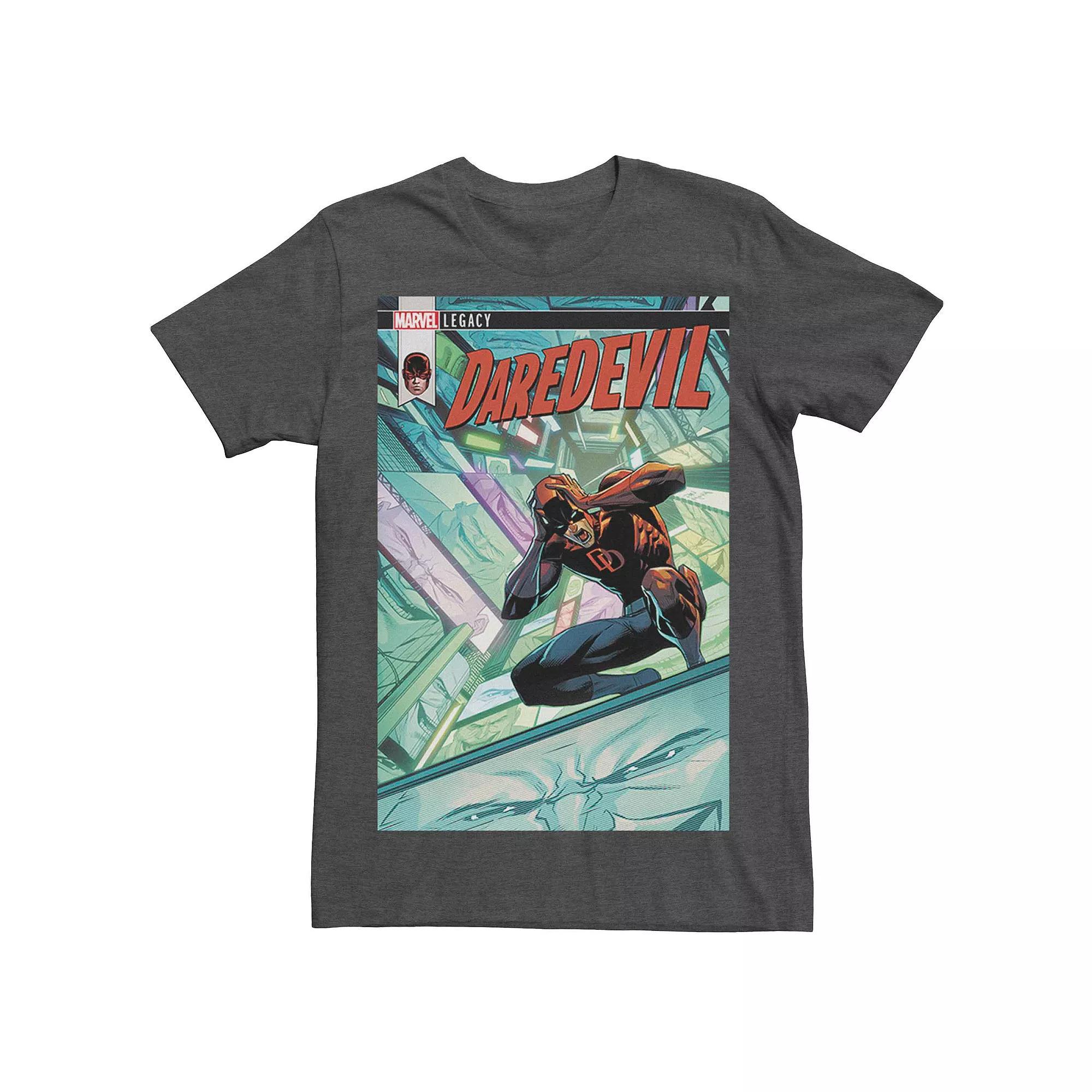 Men's Marvel Daredevil Kingpin Comic Cover Tee, Size: 3XL, Grey Heather Product Image