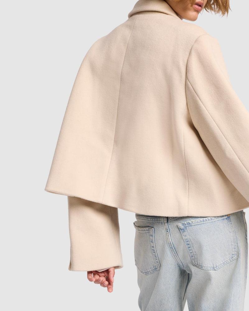 Cropped Wool Jacket Product Image