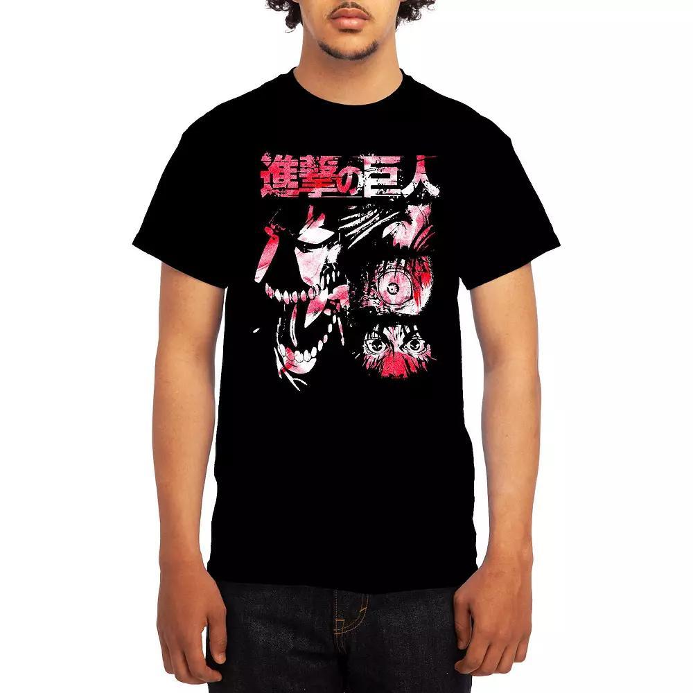 Men's Attack on Titan Sketch Design Group Tee, Boy's, Size: XL, Blue Product Image