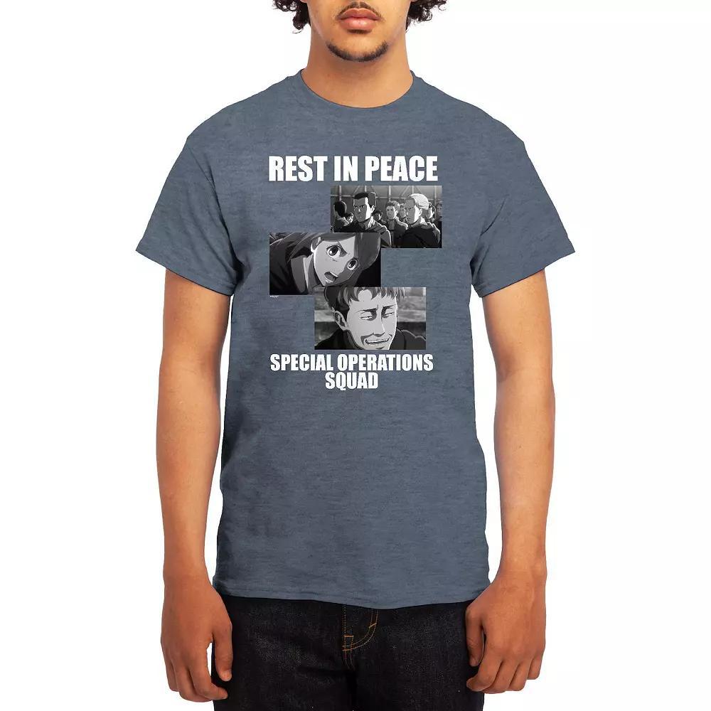 Mens Attack on Titan Rest in Peace Squad Tee Product Image