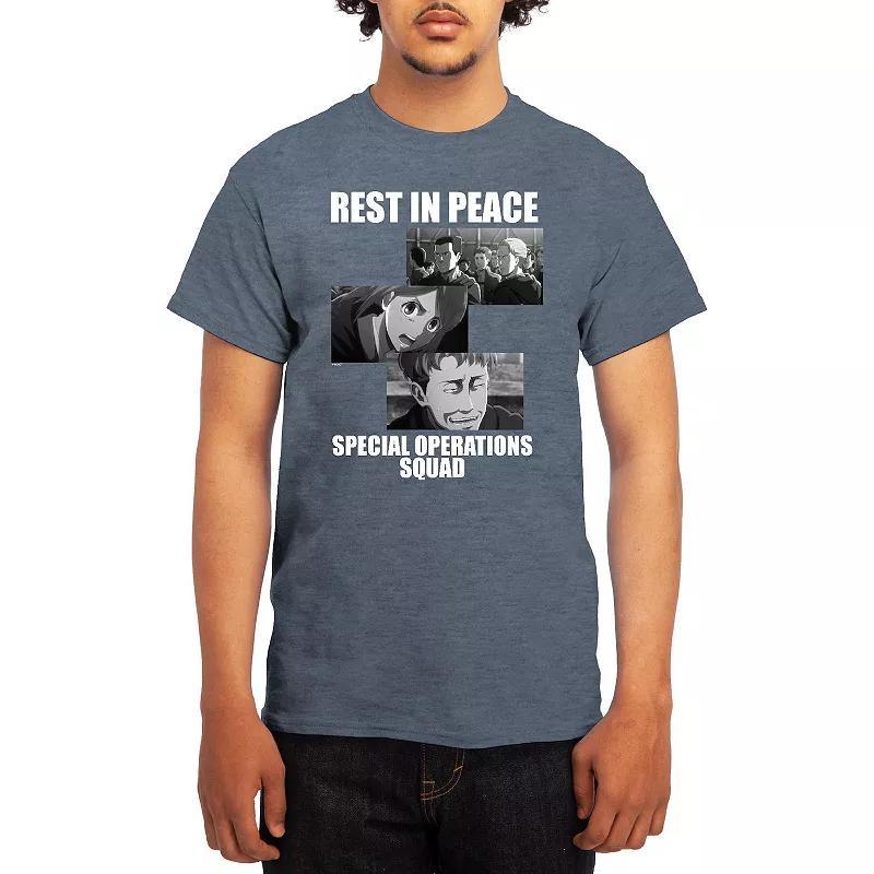 Mens Attack on Titan Rest in Peace Squad Tee Product Image