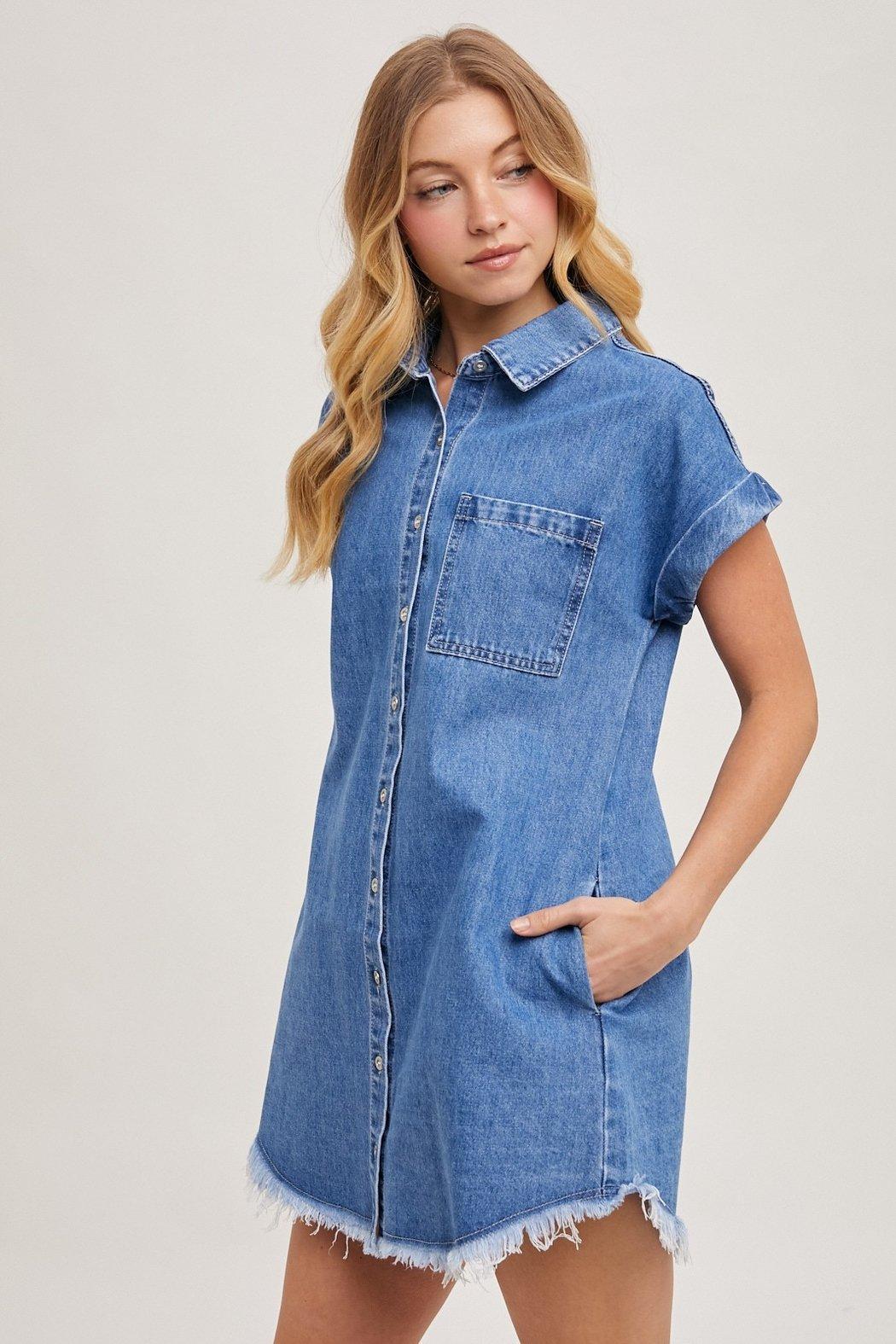 Antonella Denim Dress Product Image