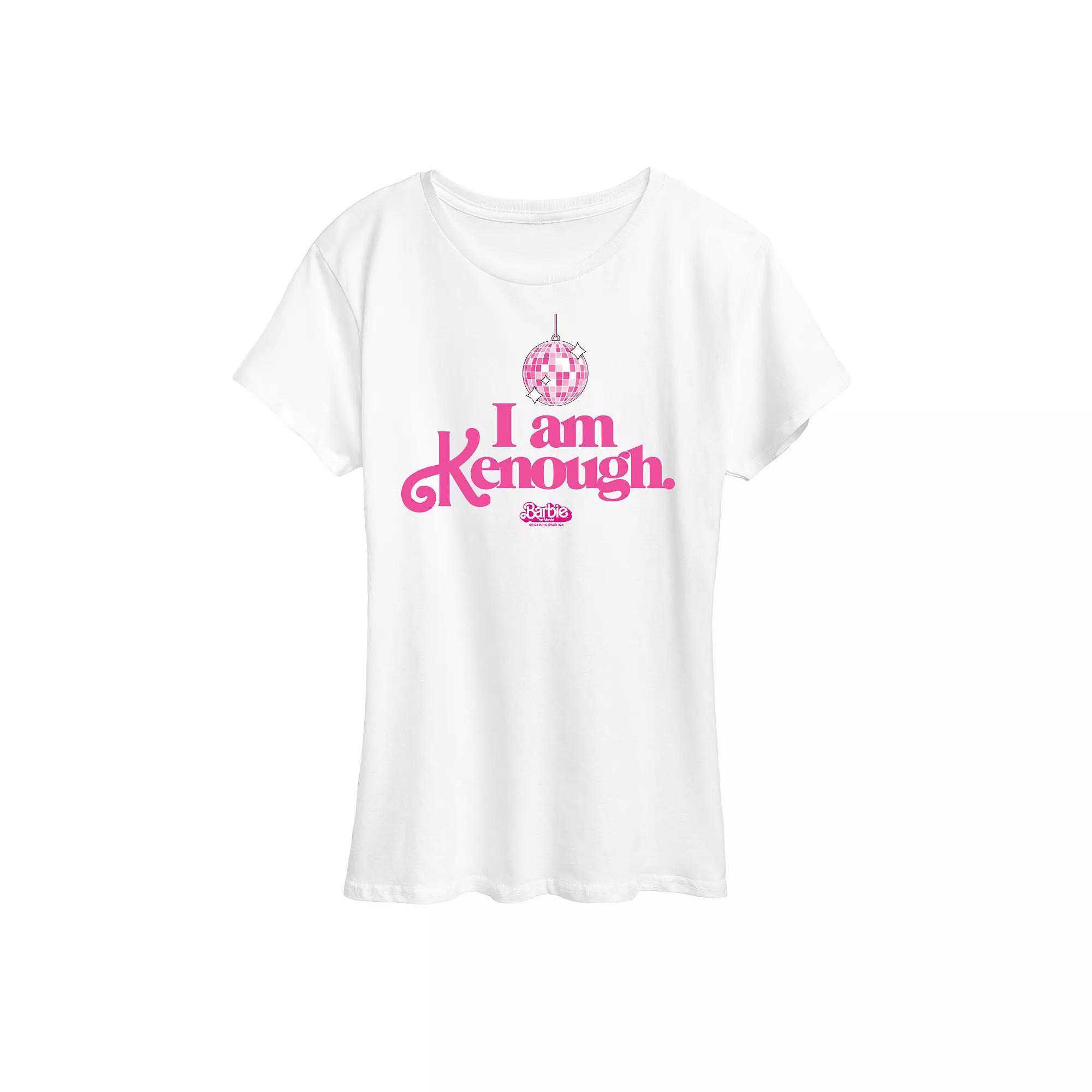 Womens Barbie The Movie Kenough Disco Graphic Tee, Girls Product Image