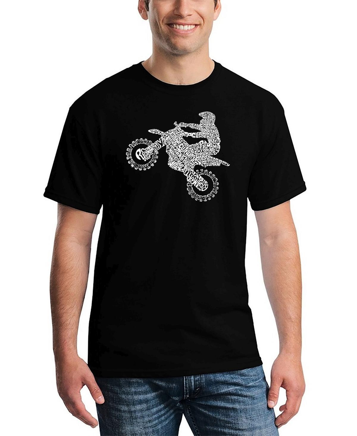 Mens Freestyle Motocross - Fmx Word Art T-shirt Product Image