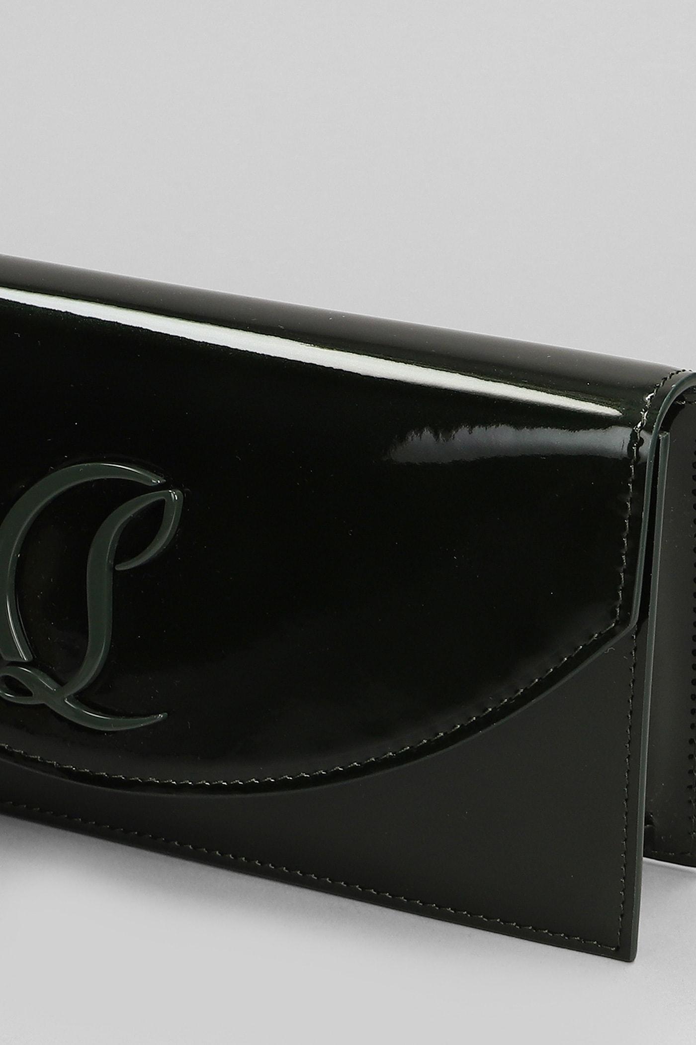 CHRISTIAN LOUBOUTIN Loubi54 Clutch In Green Leather Product Image