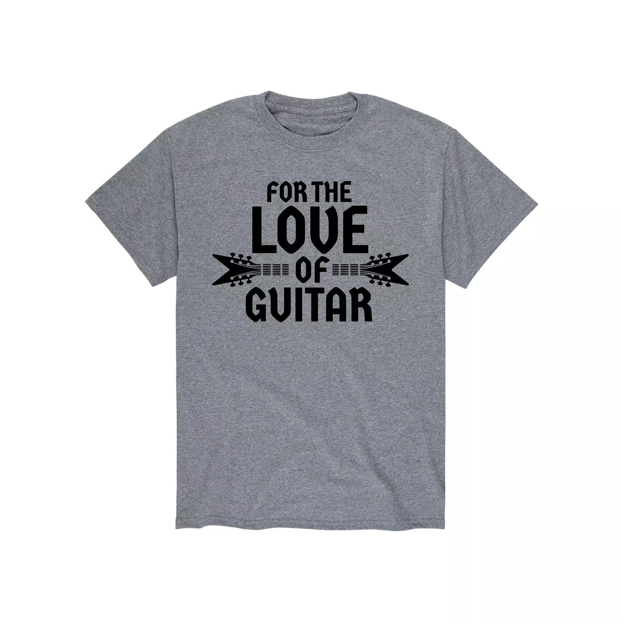Mens For The Love Of Guitar Tee Product Image