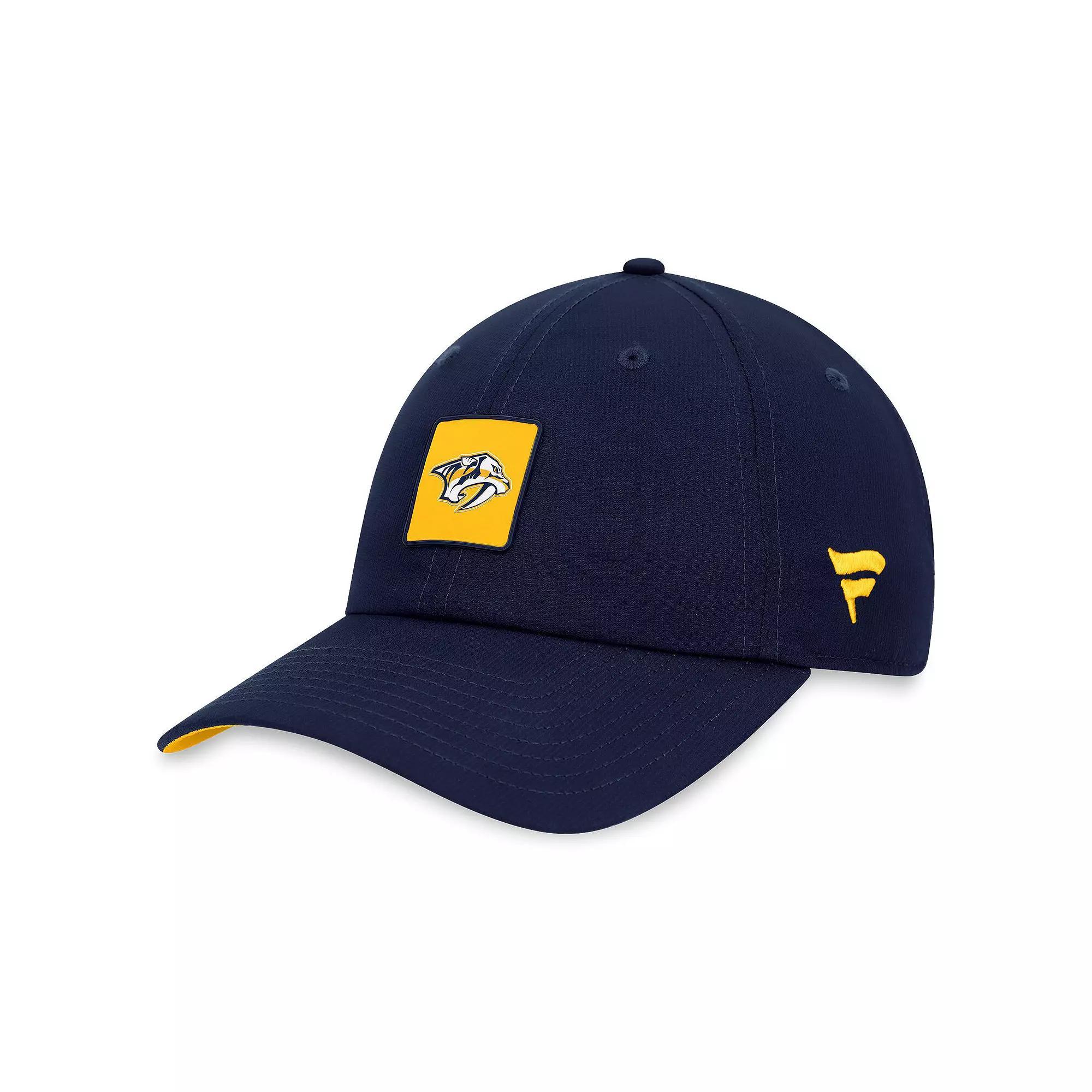 Men's Fanatics Branded  Navy Nashville Predators Authentic Pro Rink Adjustable Hat, Pdt Blue Product Image