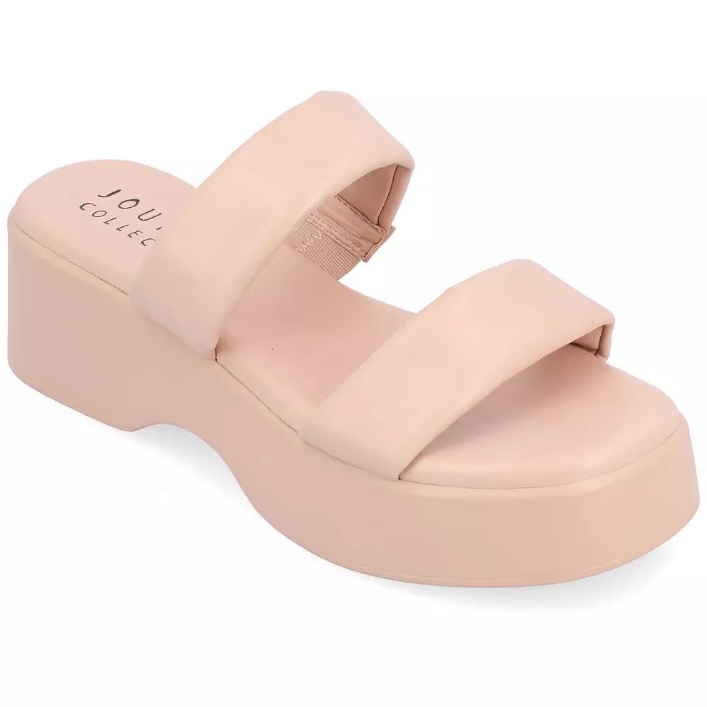Journee Veradie Tru Comfort Foam Womens Slide Platform Sandals Product Image