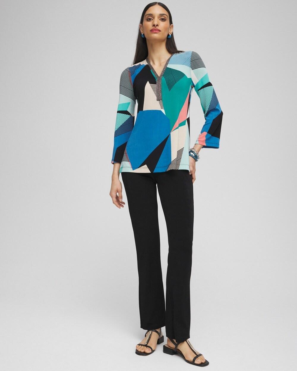 Travelers™ Beaded V-neck Tunic Product Image