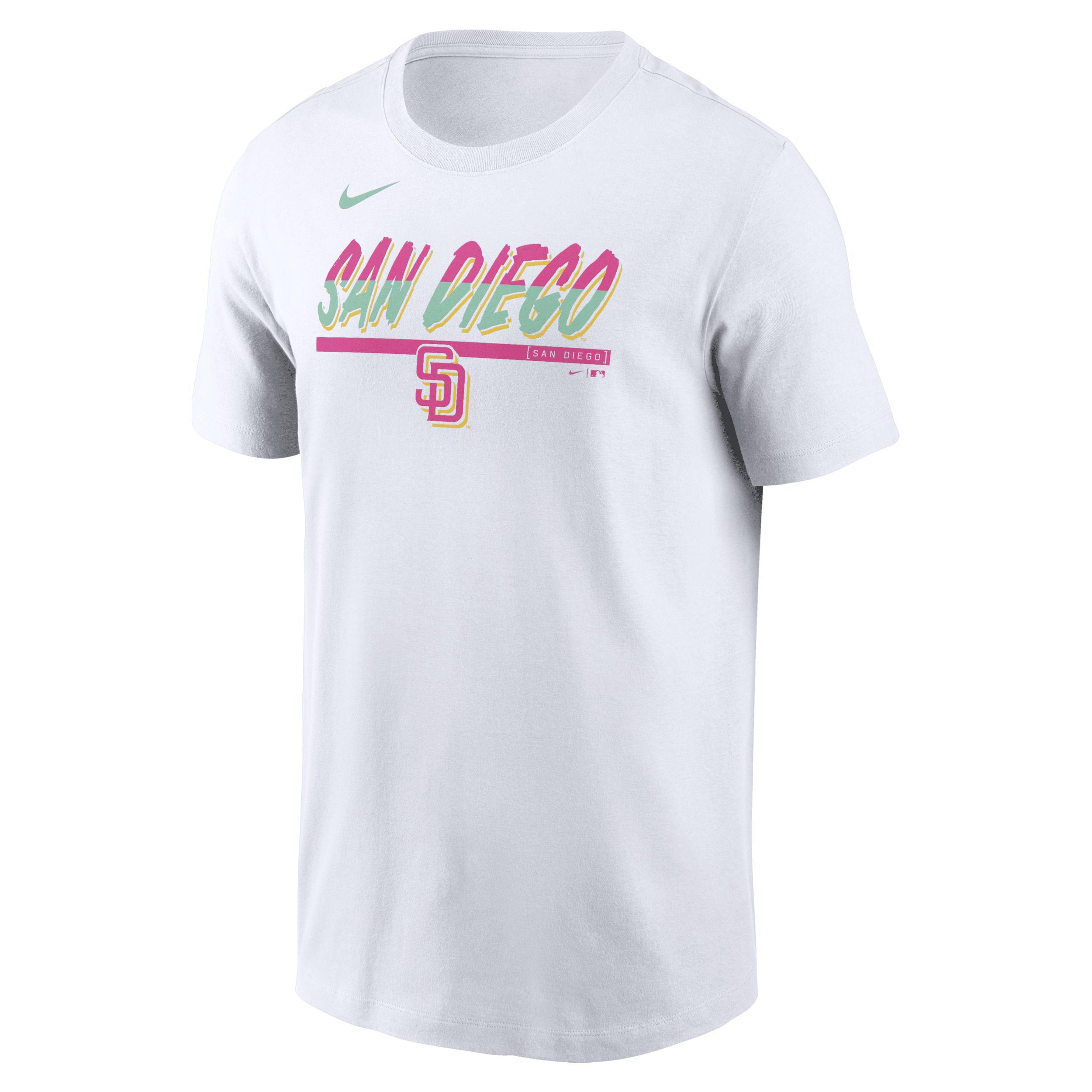 Nike Mens San Diego Padres 2-Hit Speed City Connect T-Shirt Product Image