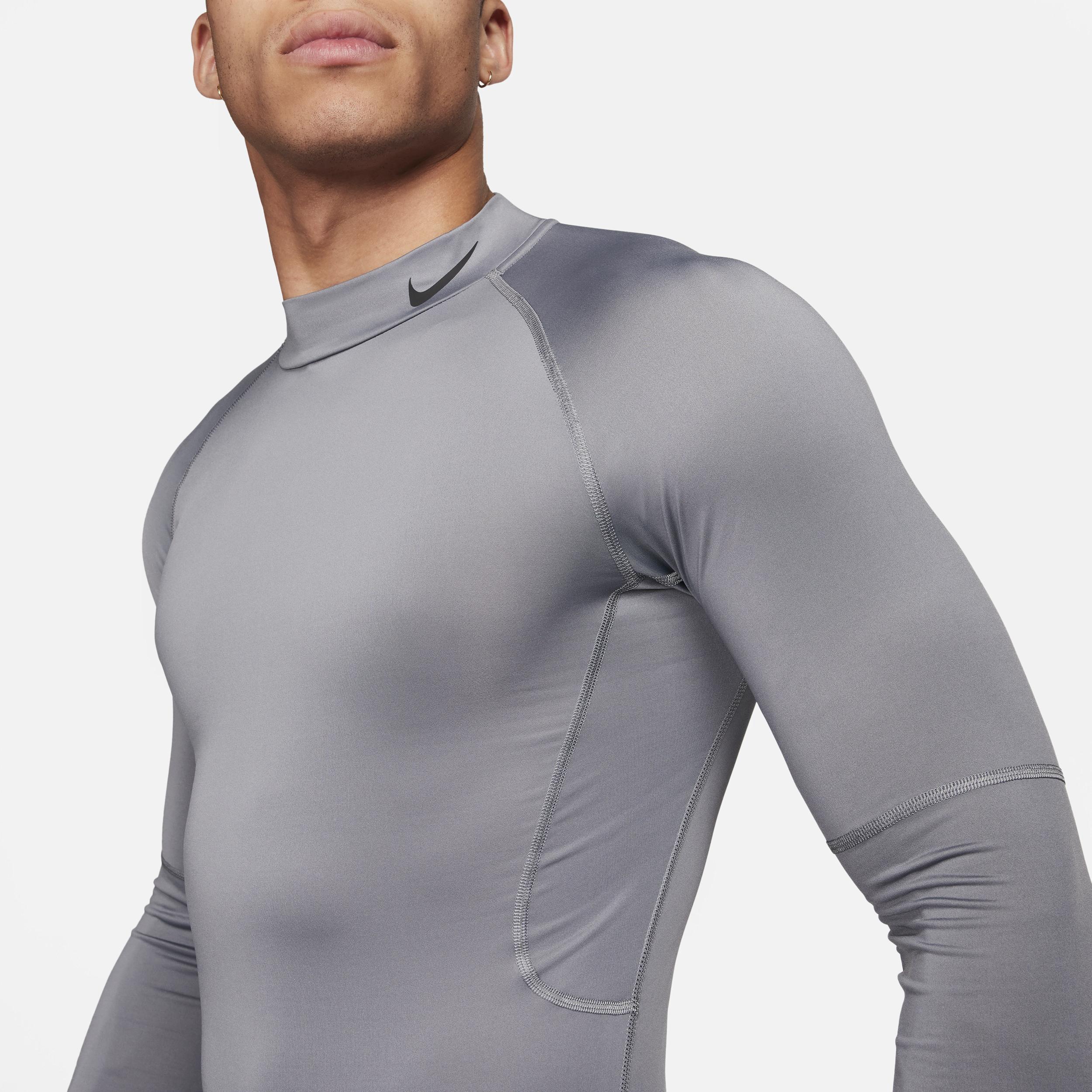 Nike Pro Men's Dri-FIT Fitness Mock-Neck Long-Sleeve Top Product Image