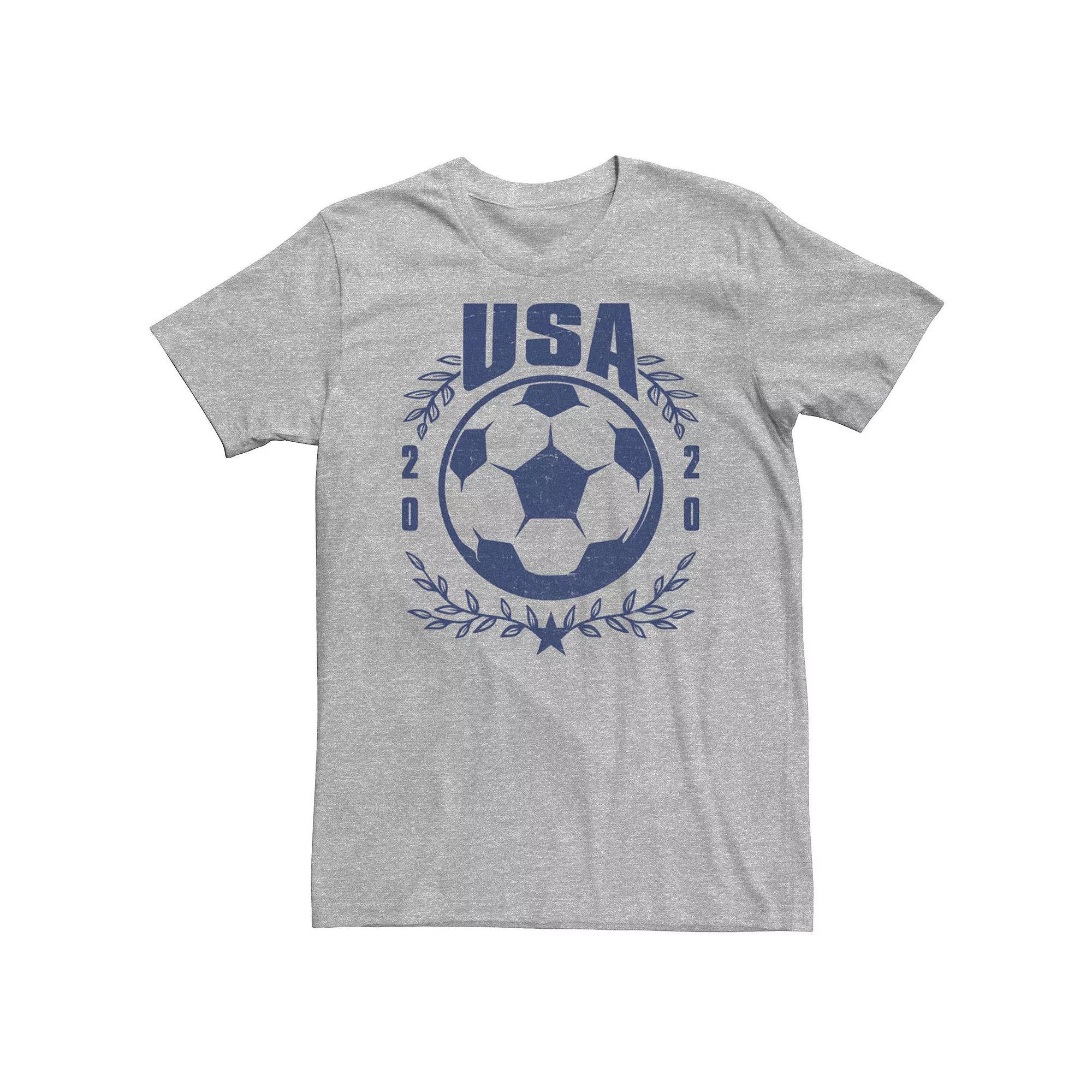 Men's USA Soccer 2020 Tee, Size: XL, Athletic Grey Product Image