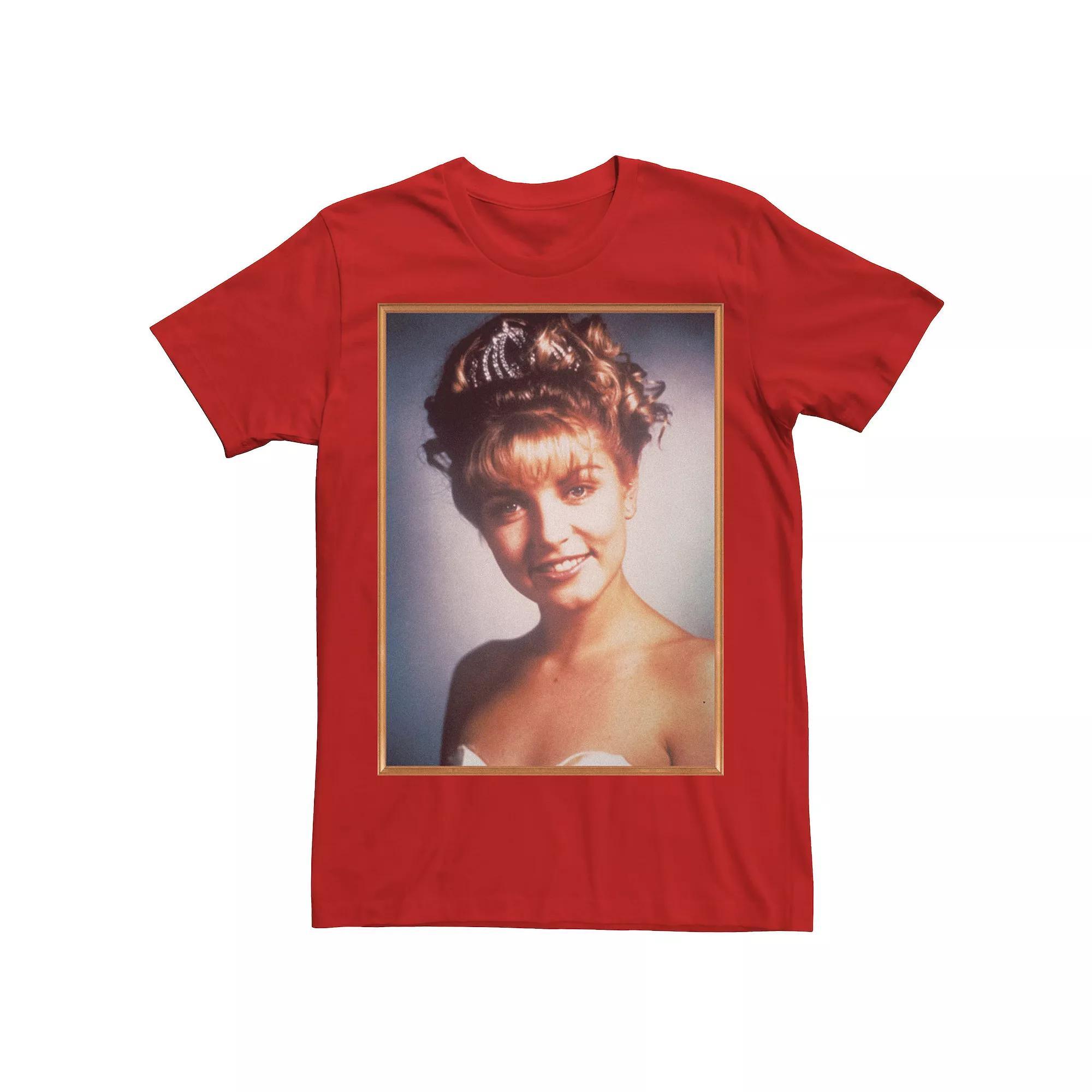 Men's Twin Peaks Laura Palmer Yearbook Tee, Size: 3XL, Red Product Image