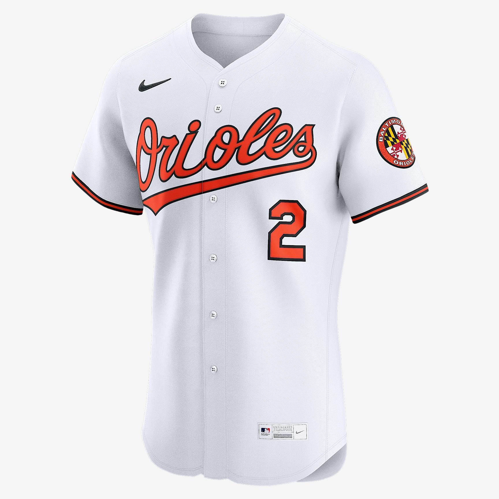 Gunnar Henderson Baltimore Orioles Nike Men's Dri-FIT ADV MLB Elite Jersey Product Image
