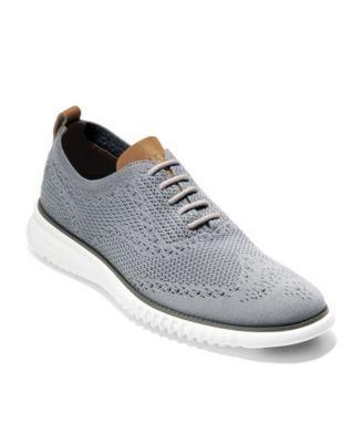 Cole Haan Mens 2.ZERGRAND Wingtip Oxford Shoes - Black Size 12 Product Image