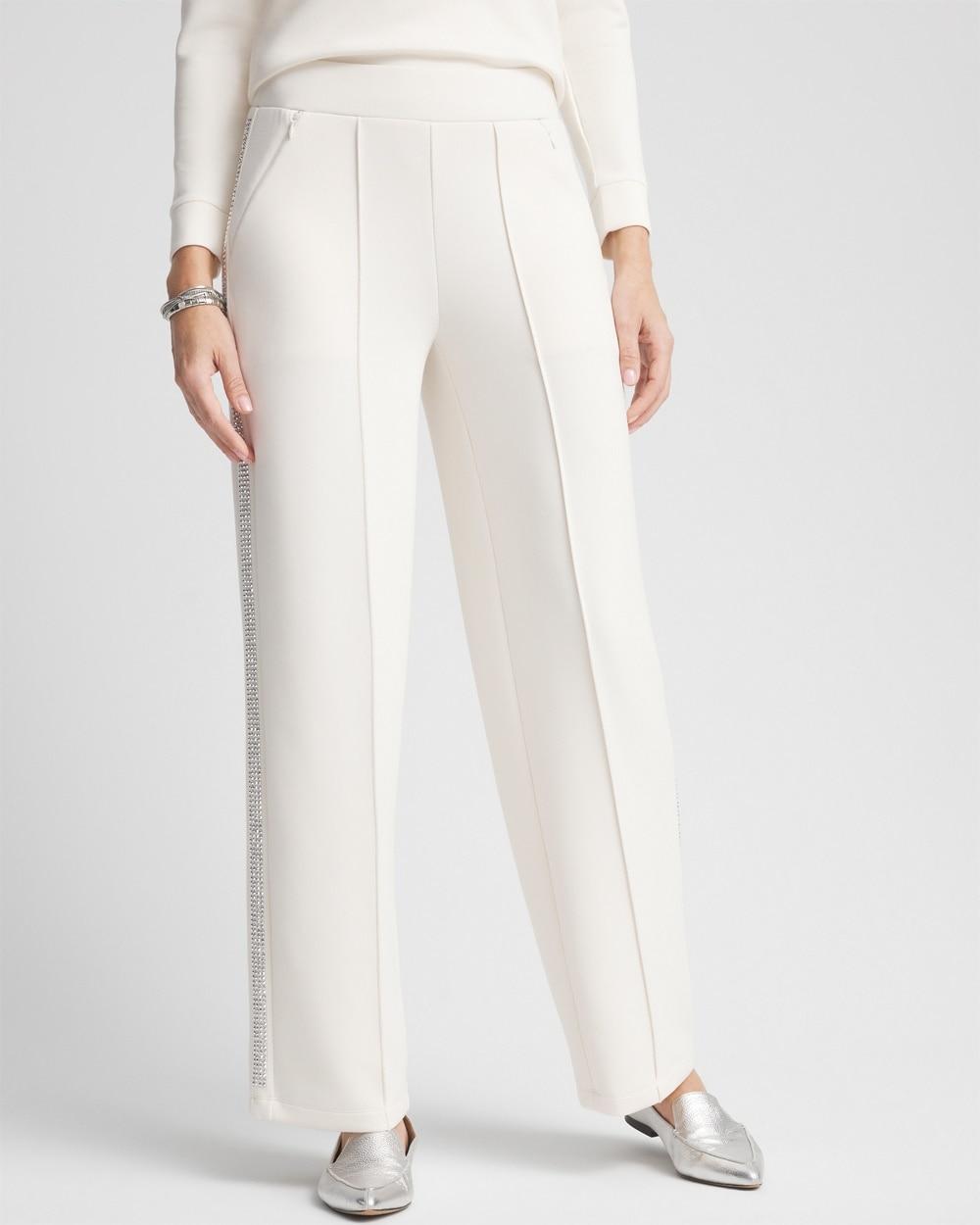 Zenergy® Scuba Embellished Pants Product Image