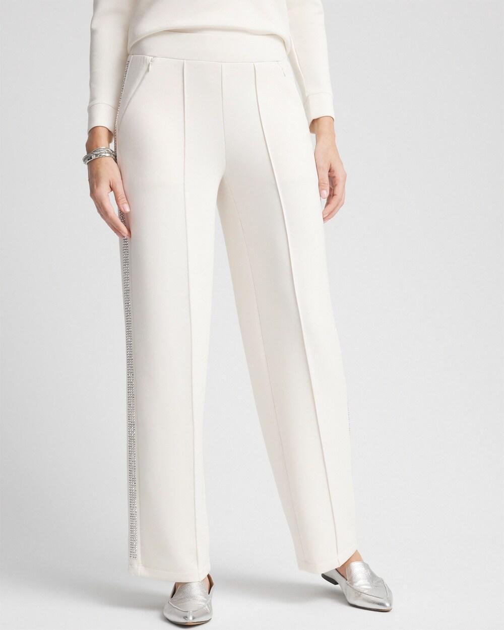 Zenergy® Scuba Embellished Pants Product Image