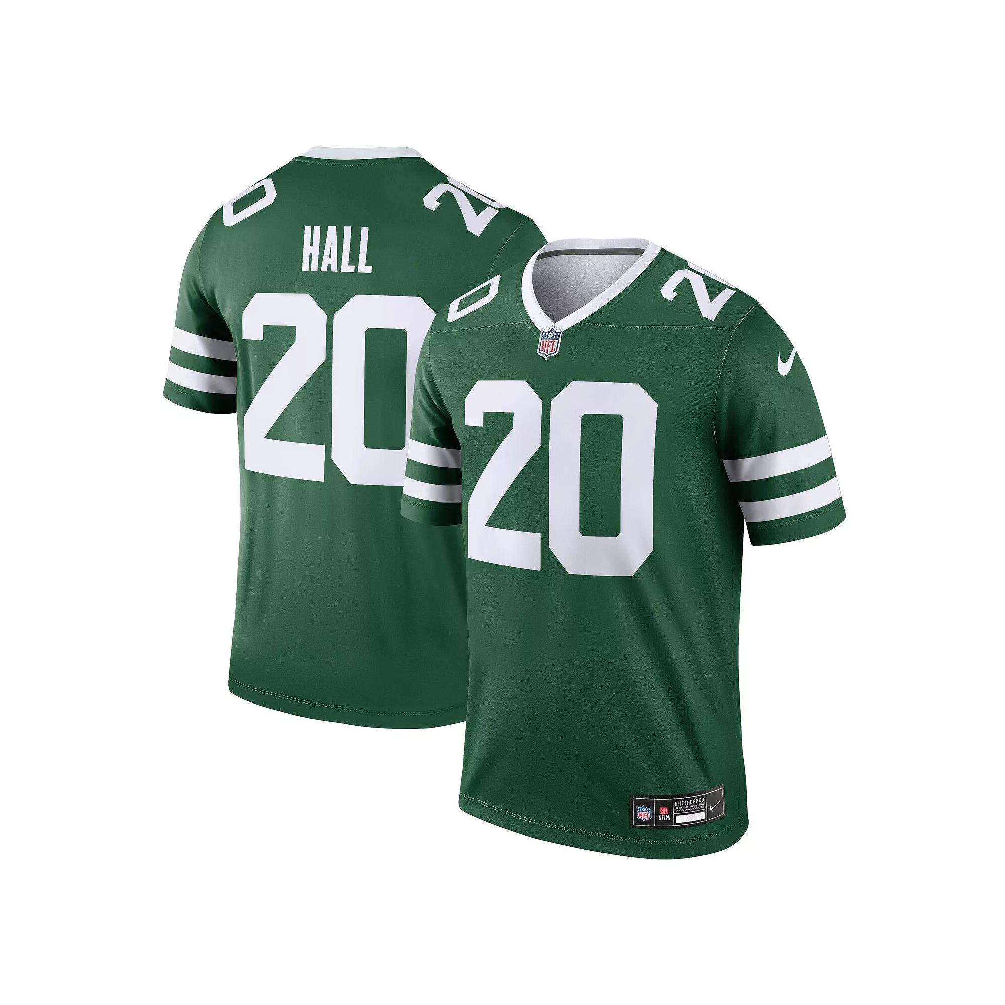 Men's Nike Breece Hall Legacy Green New York Jets Legend Jersey, Size: XL Product Image