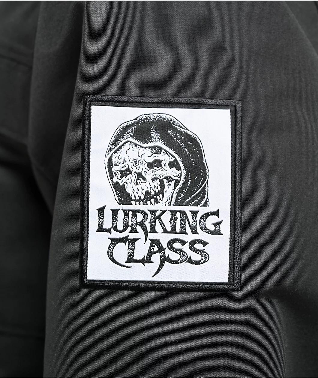Lurking Class By Sketchy Tank Stay Sharp Black Snowboard Jacket Product Image