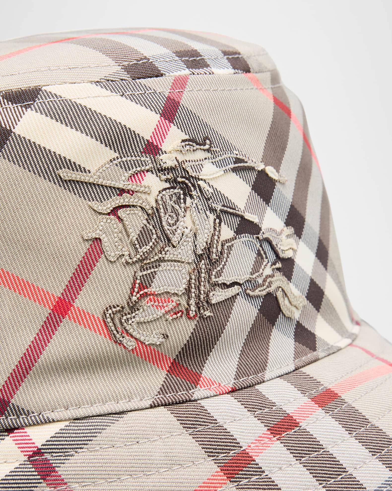 Men's Bias Check Bucket Hat Product Image