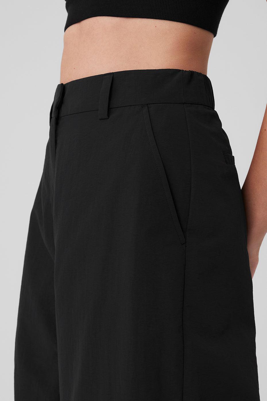 High-Waist Street Smart Trouser - Black Product Image