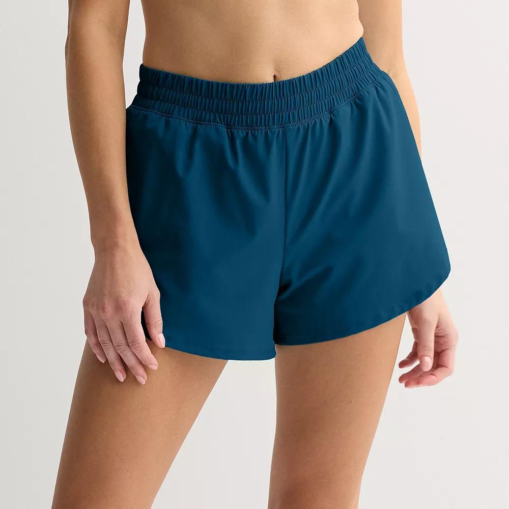 Women's Tek Gear Woven Run Shorts, Size: XXL, Blue Crayon Product Image