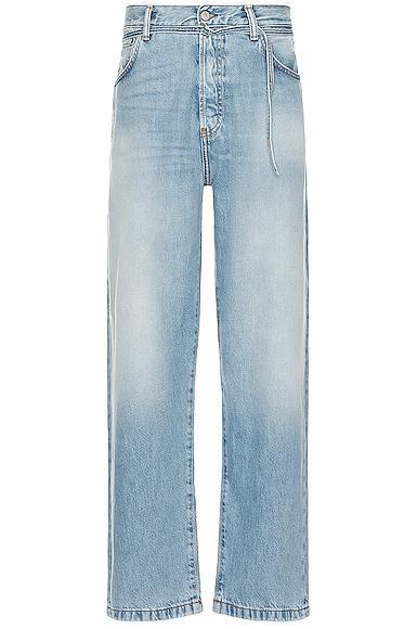 Acne Studios 1991 Toj Vintage Straight Denim Jean In Light Blue in Denim-Light Product Image
