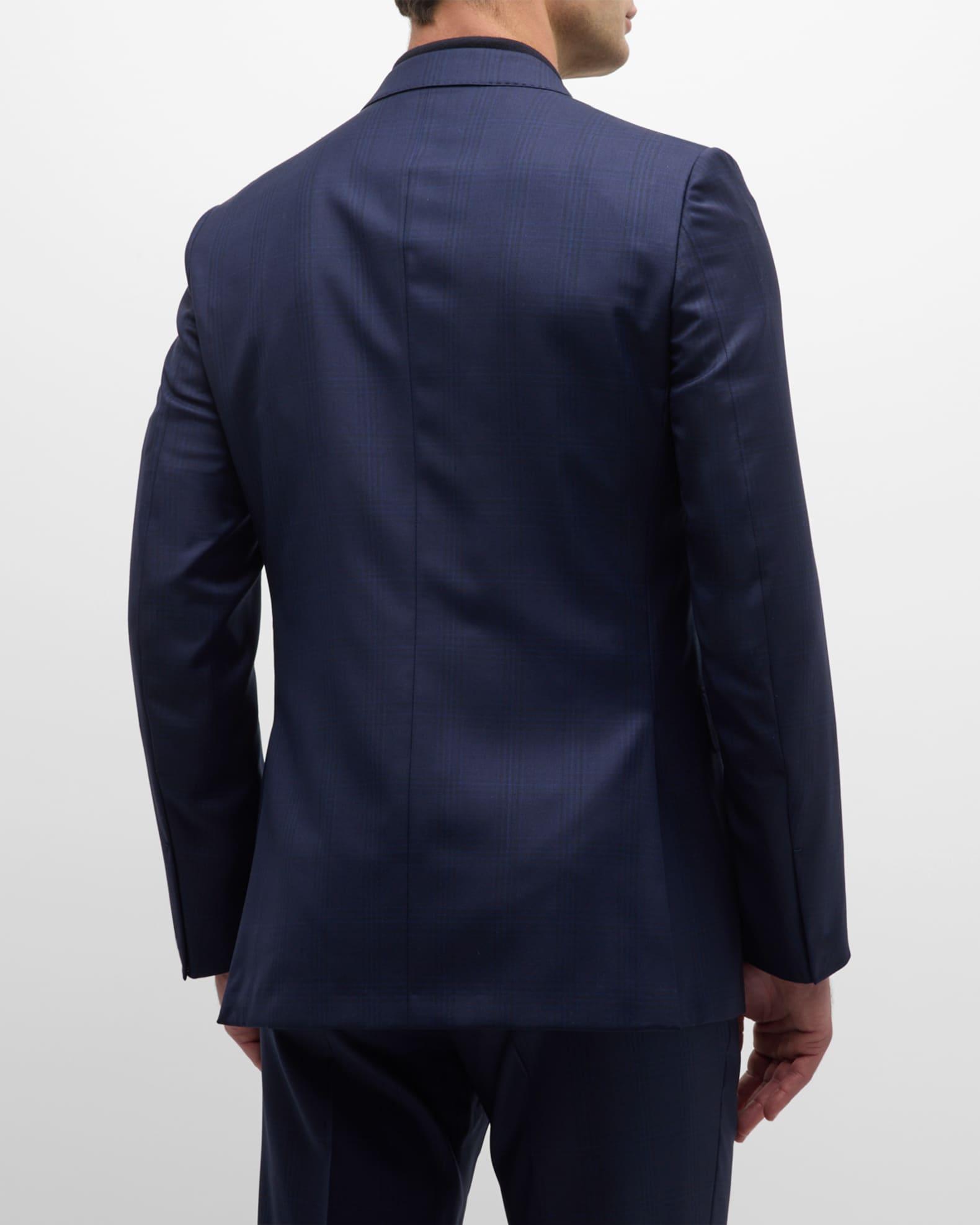 Men's Plaid Wool Suit Product Image