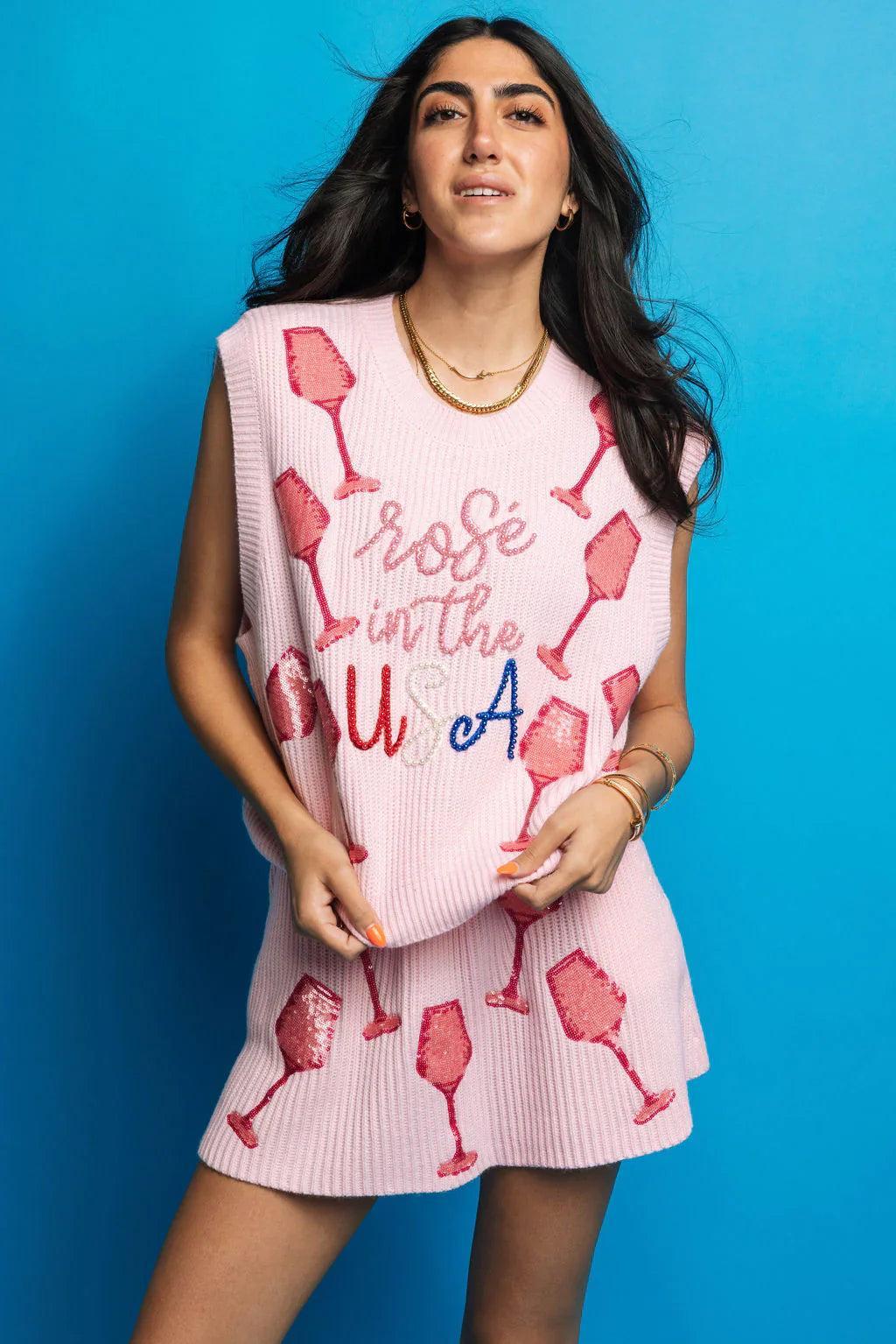 Rosè in the USA Sweater Vest Product Image