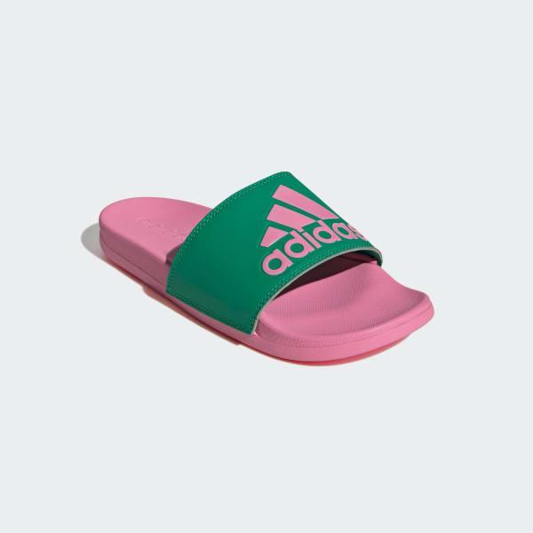 adidas Adilette Stripe Comfort Men's Slide Sandals, Size: 14, Earth Strata Product Image