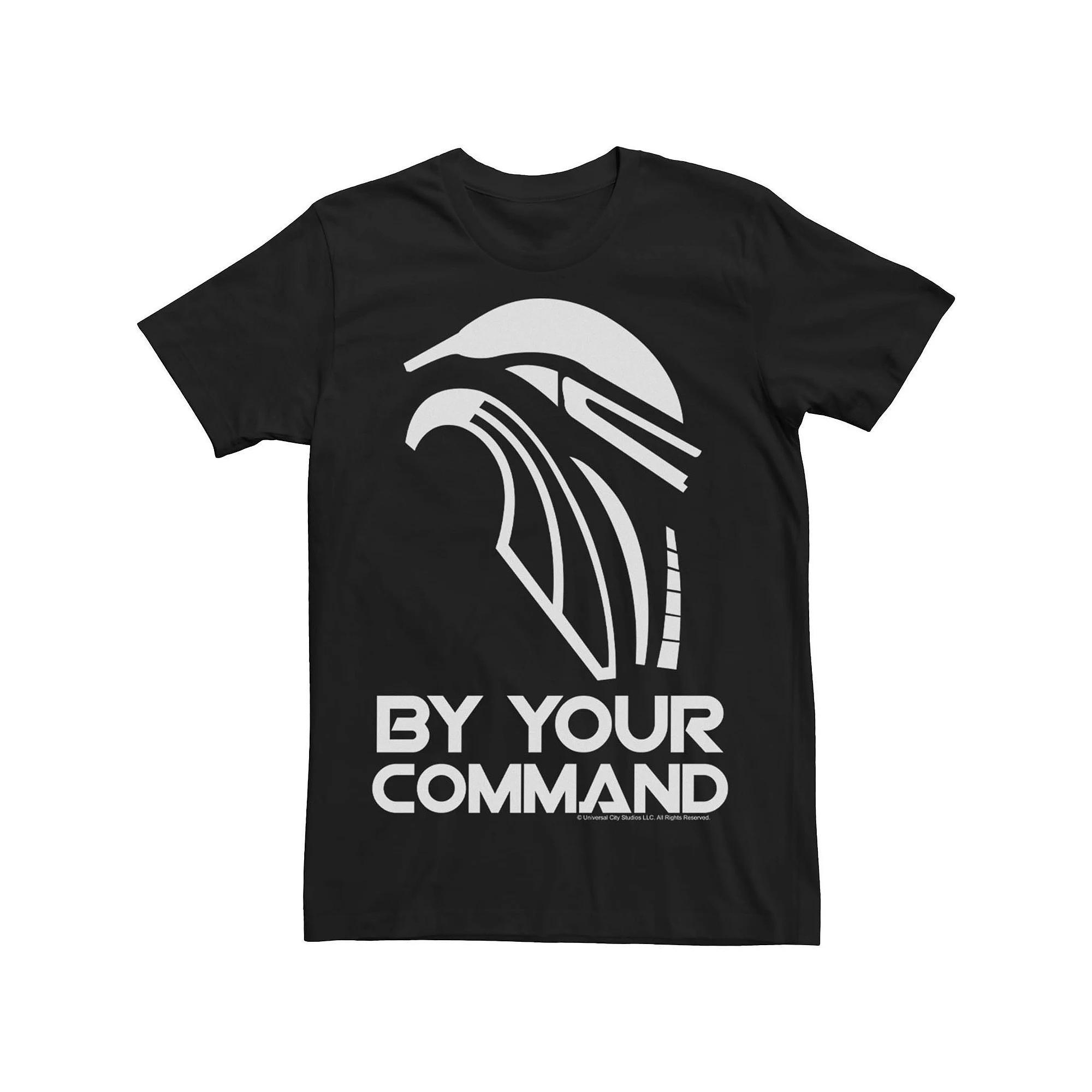 Men's Battlestar Galactica Cylon By Your Command Stamp Tee, Size: XL, Black Product Image