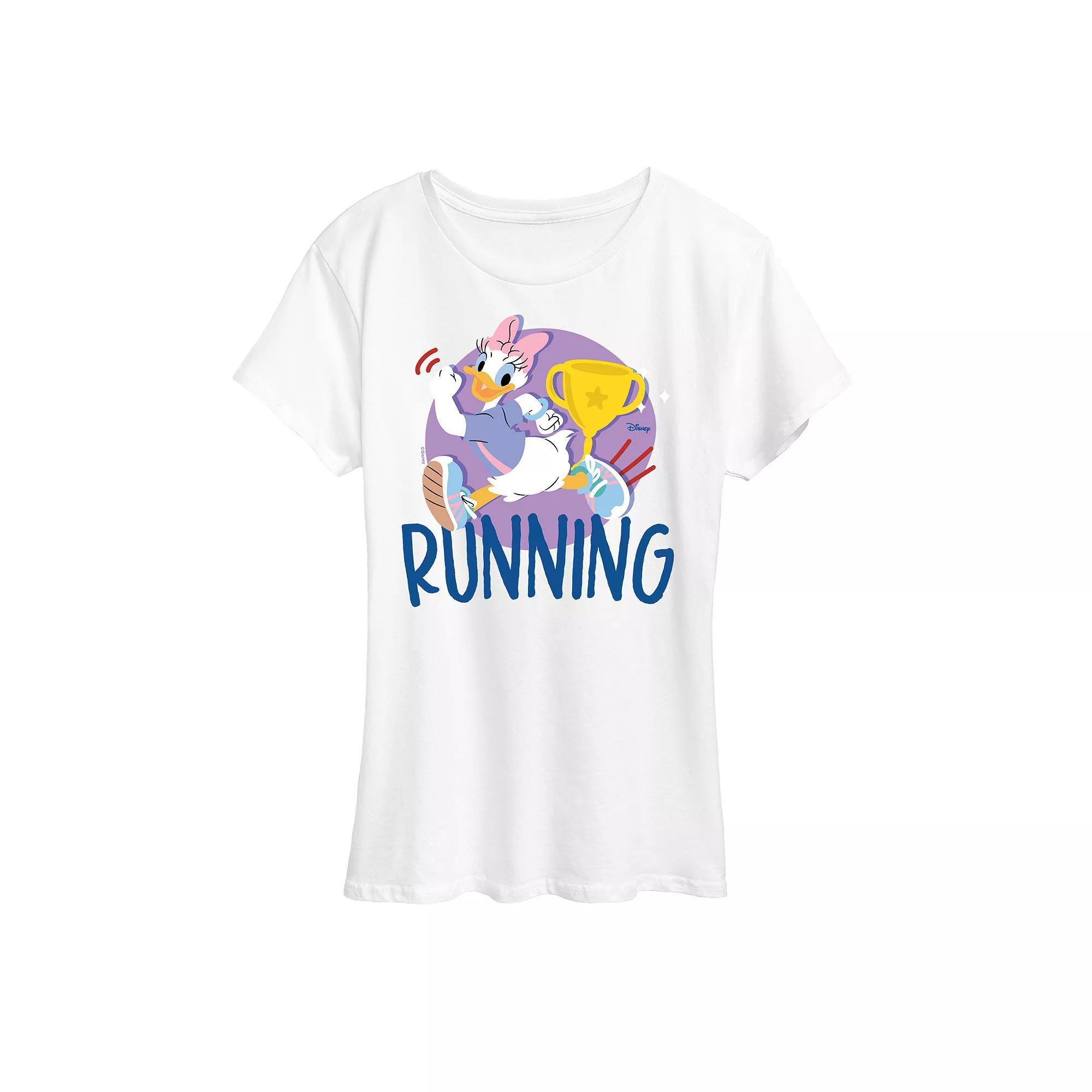 Disneys Daisy Duck Womens Running Graphic Tee Product Image