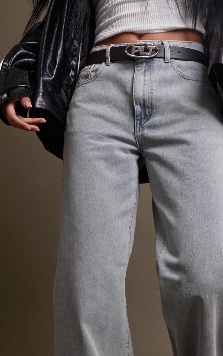 Vintage Light Wash Lightweight Wide Leg Jeans Product Image