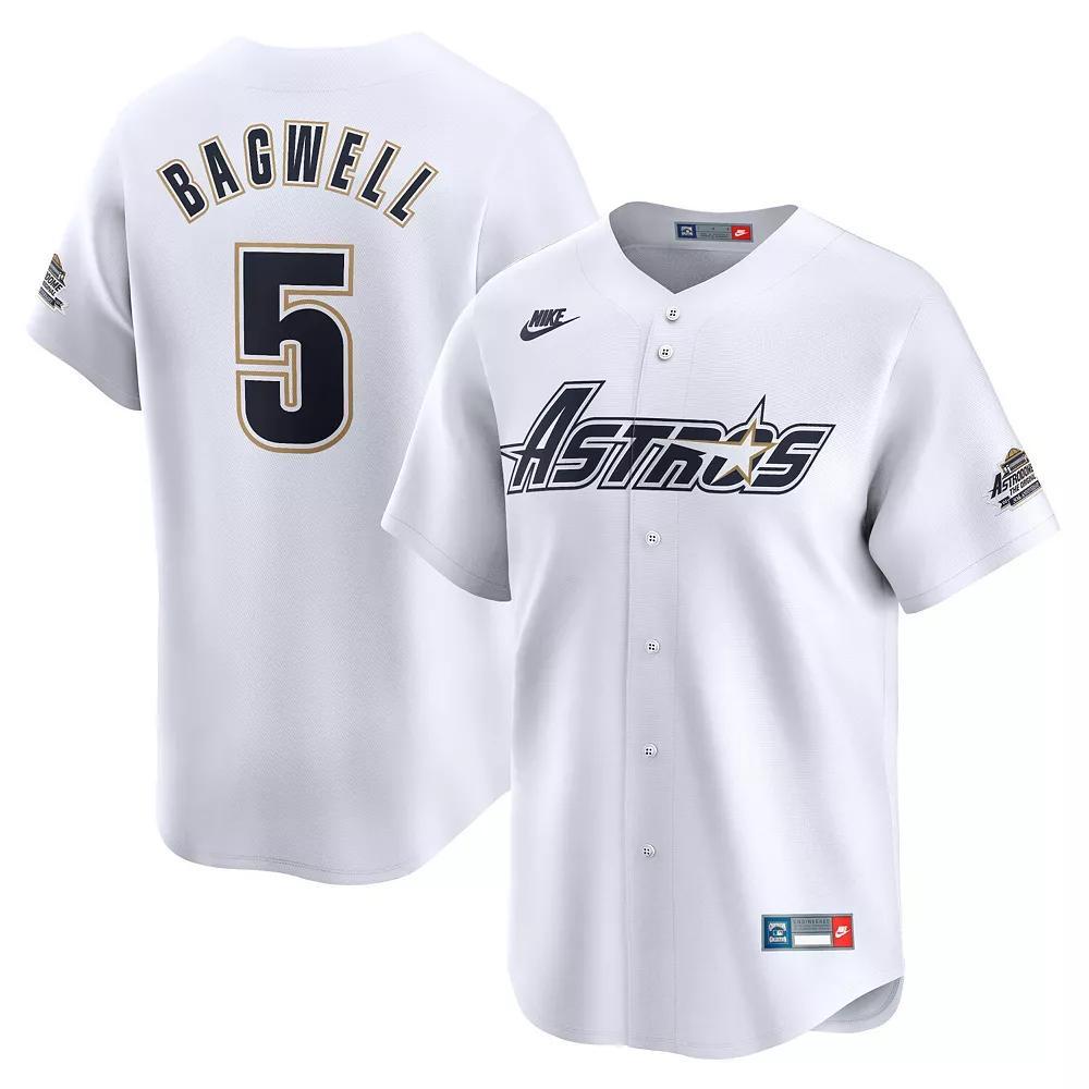 Mens Nike Jeff Bagwell Houston Astros Throwback Cooperstown Collection Limited Jersey Product Image