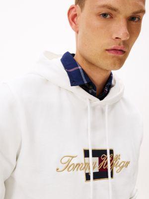 Embroidered Gold Logo Hoodie Product Image