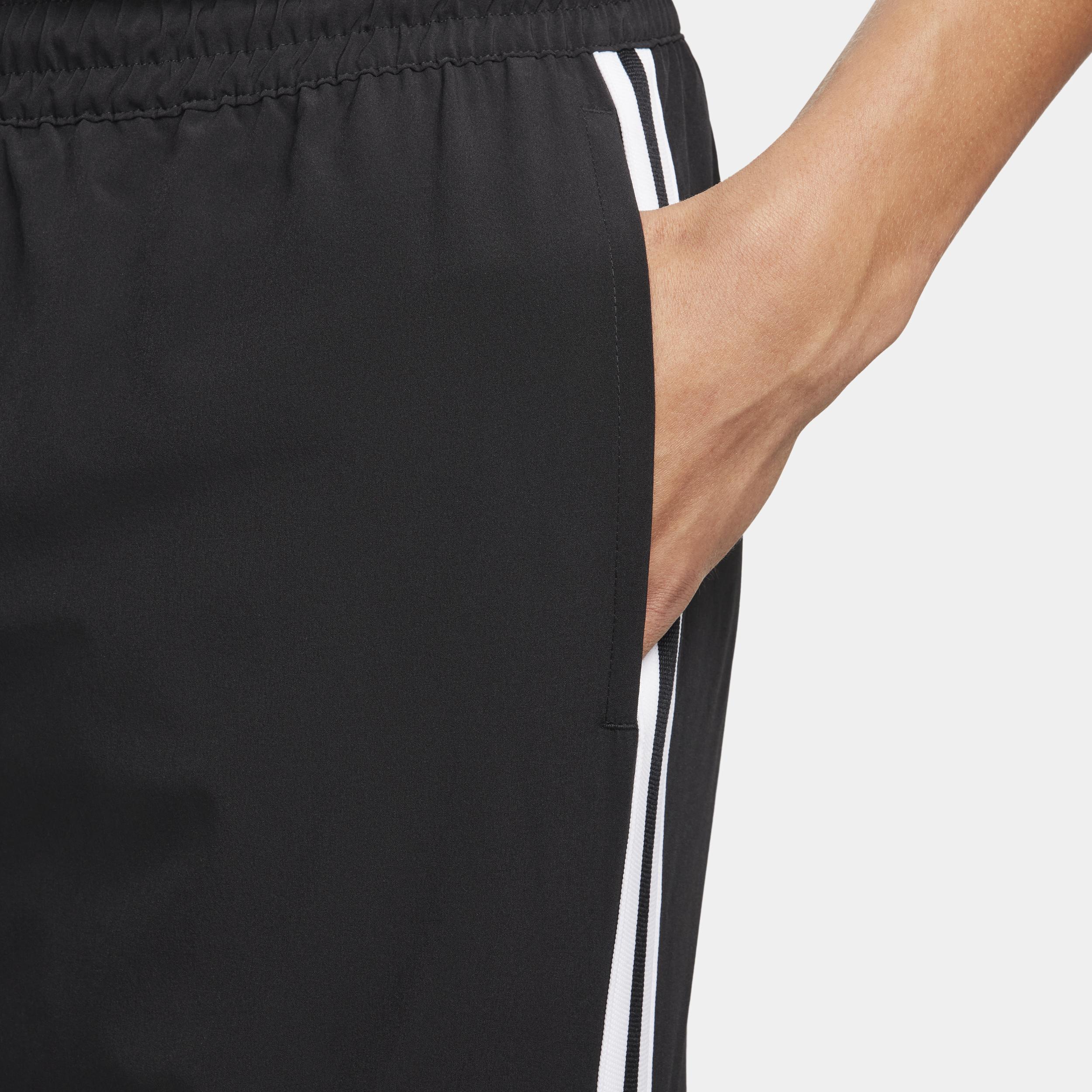 Nike Mens Dri-FIT DNA UV Woven 6 Basketball Shorts in Black/White Product Image