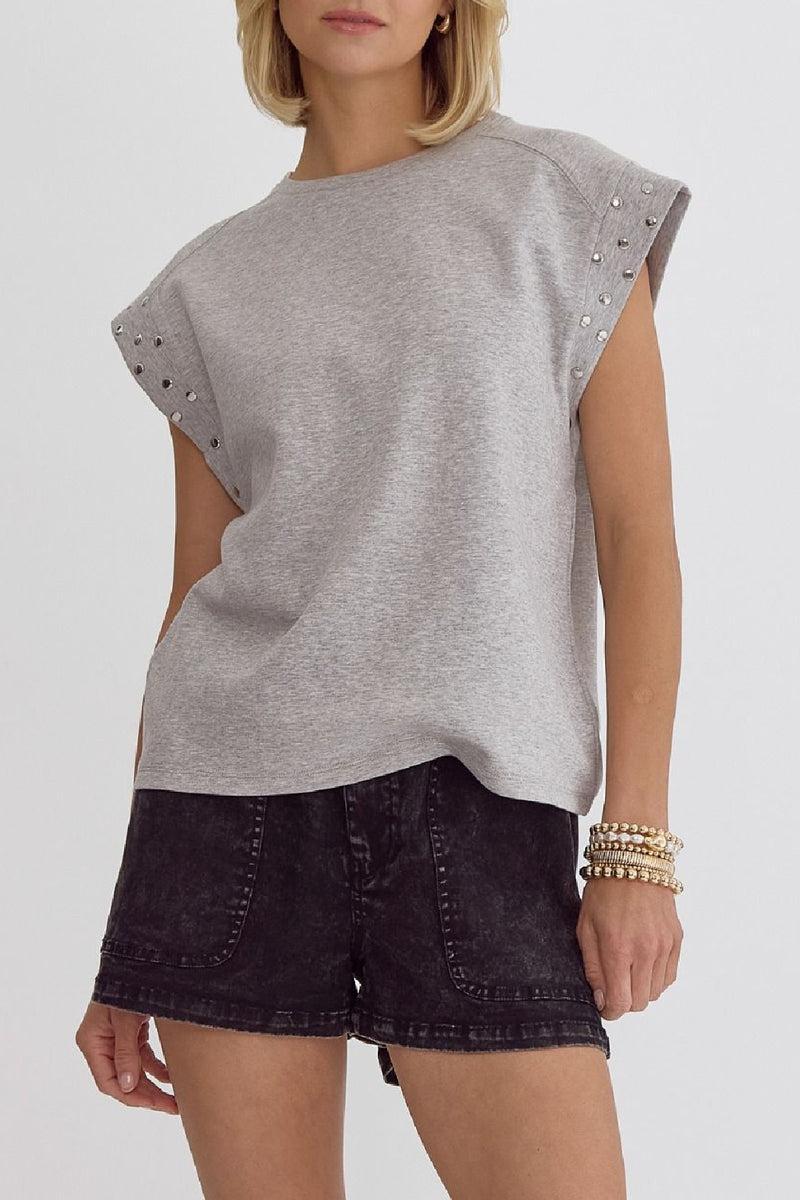 Stud Detail Top Product Image