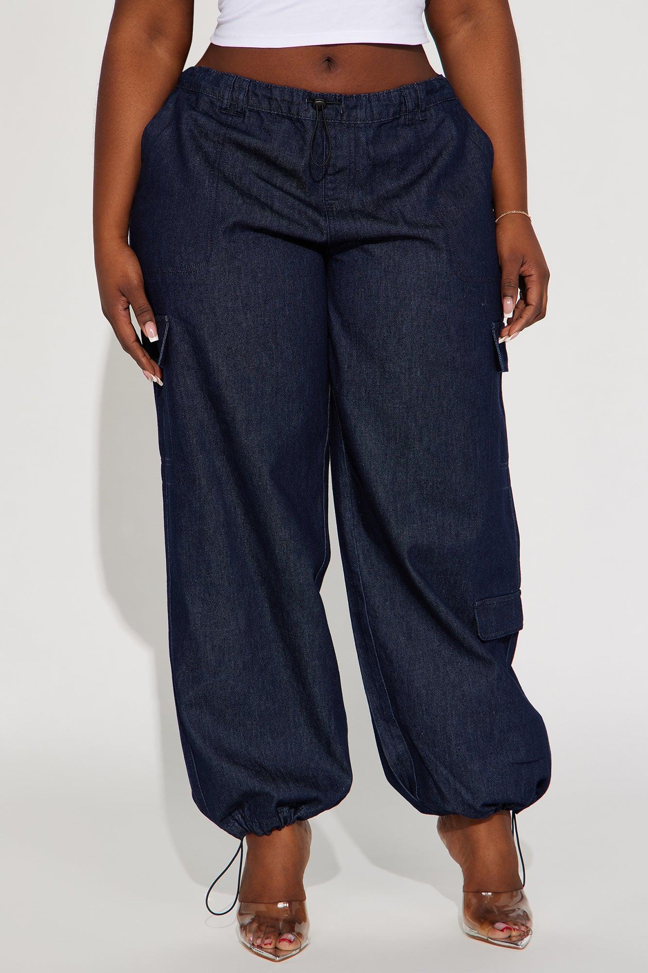 High Road Denim Jogger Jeans - Dark Wash Product Image
