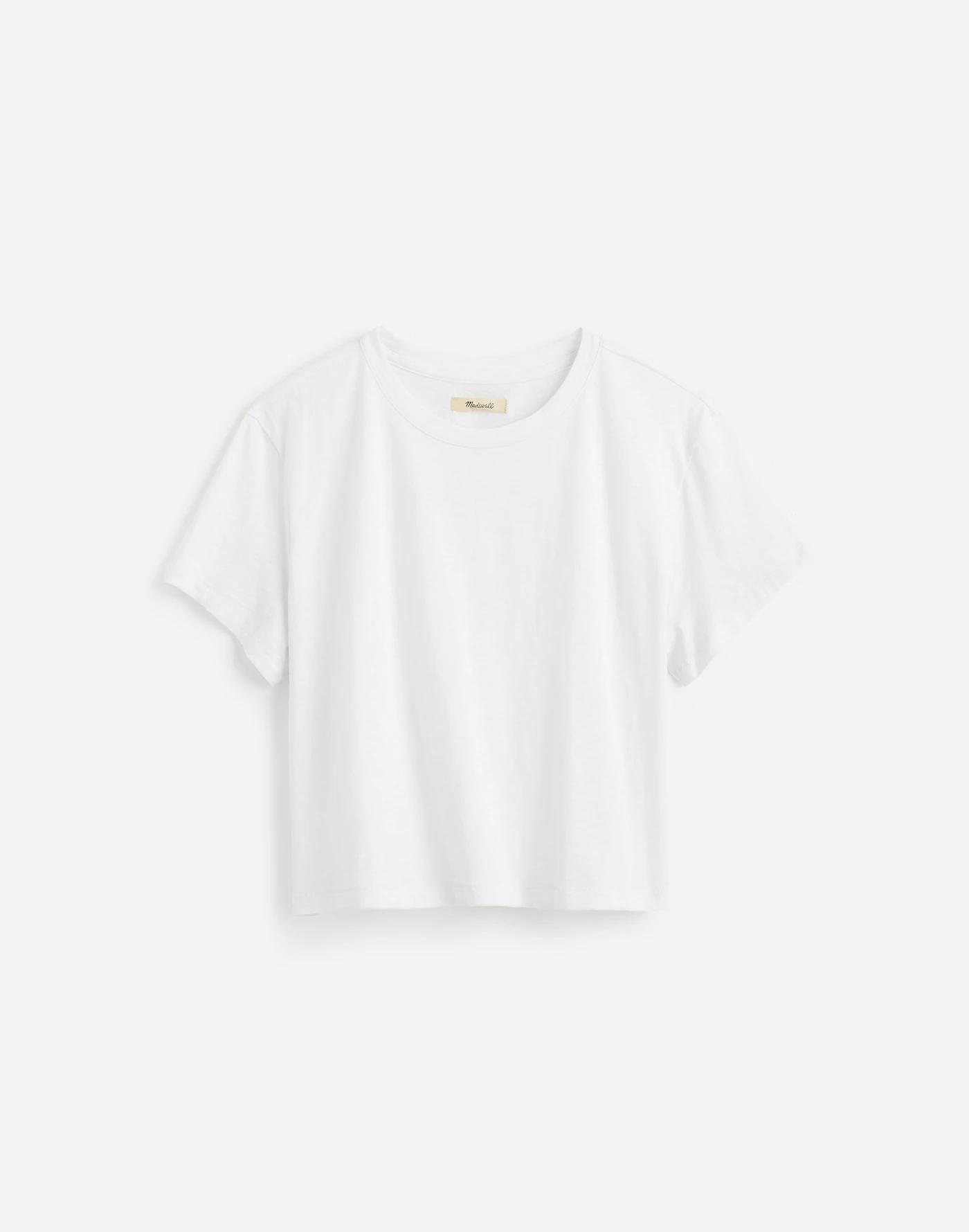 Slub Boxy-Crop Tee Product Image