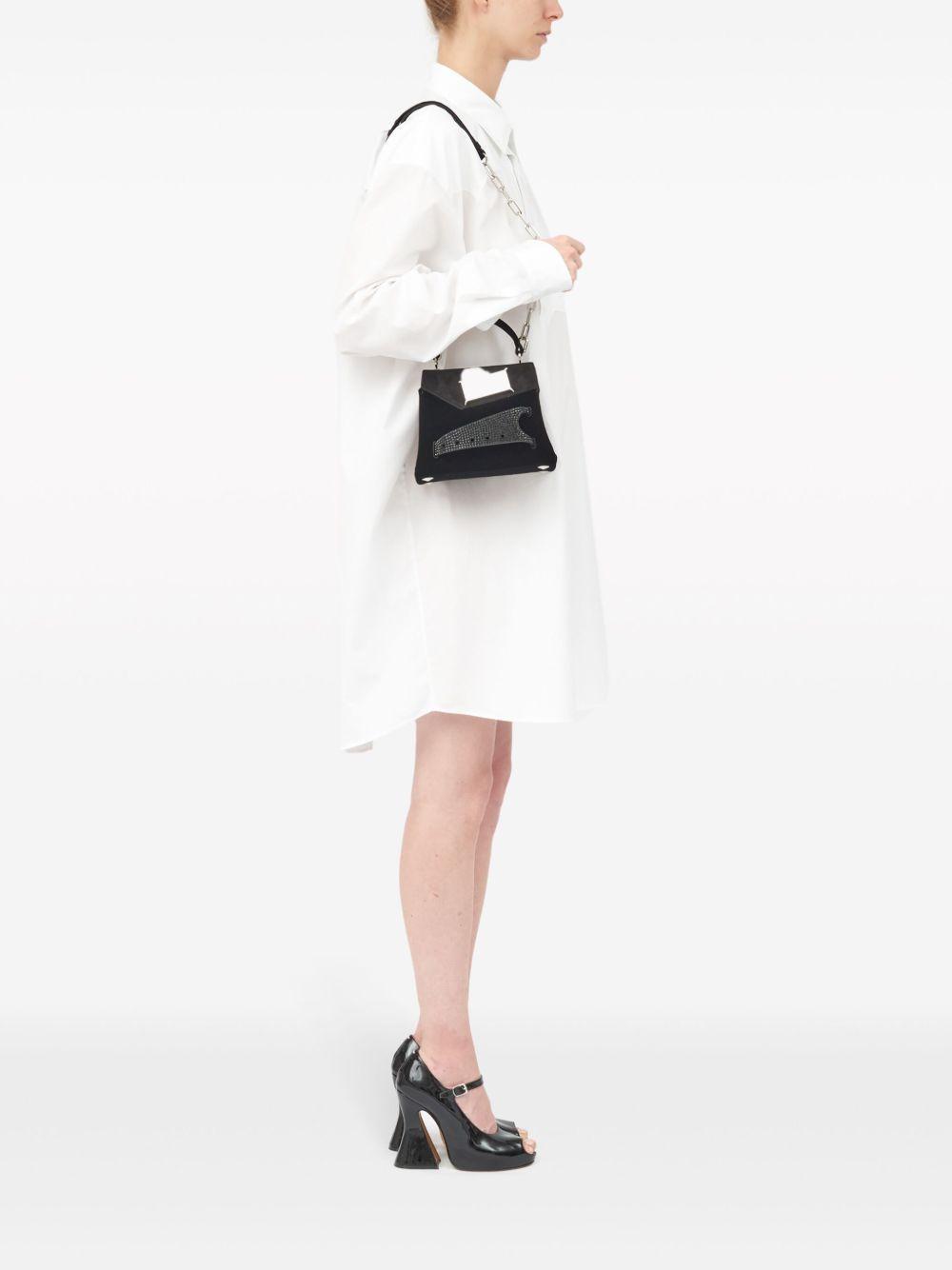 small Snatched suede tote bag Product Image