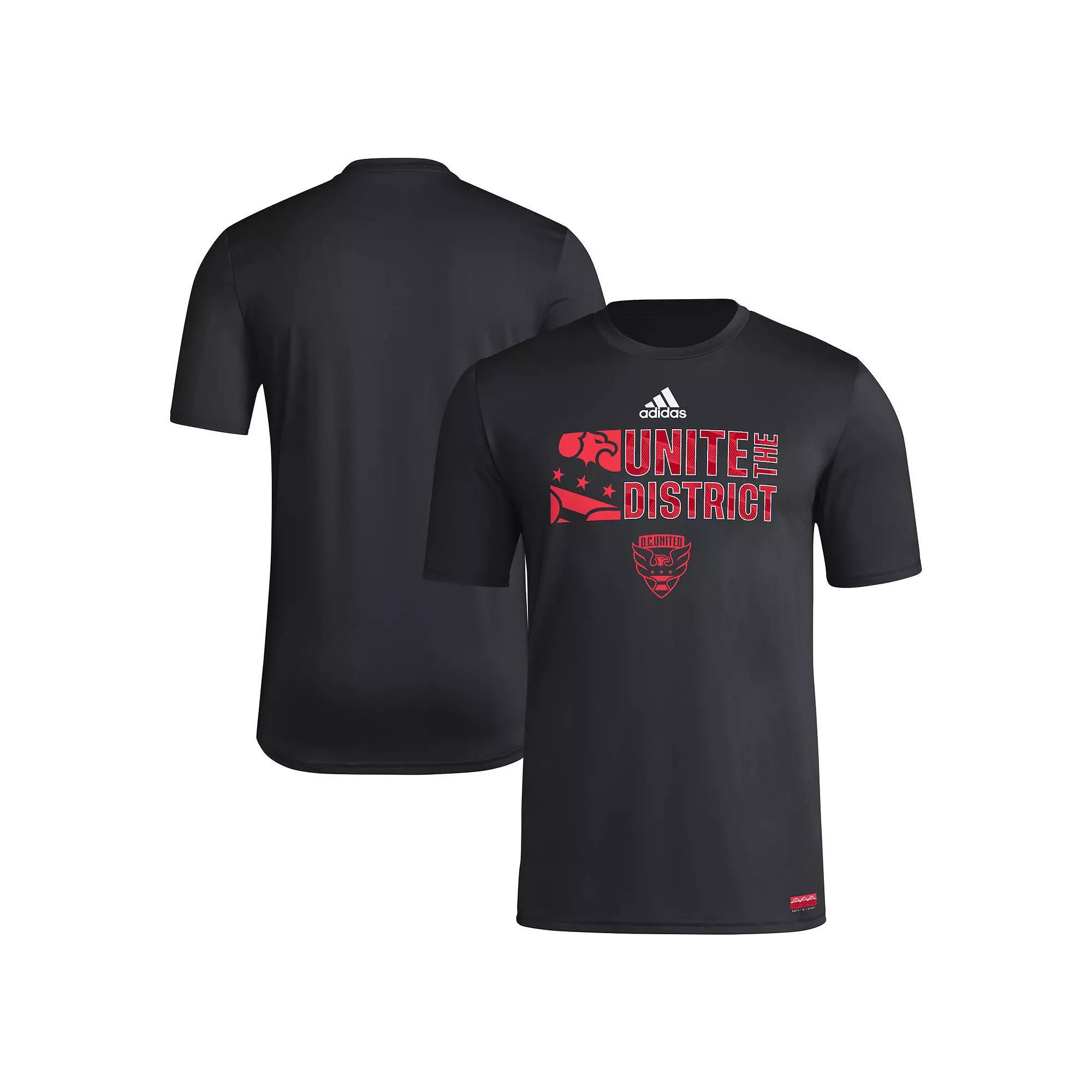 Mens adidas Black Grambling Tigers Primary Locker Logo Pre-Game AEROREADY T-Shirt Product Image