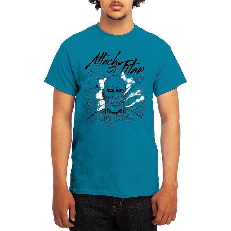 Men's Attack on Titan Sketch Design Group Tee, Boy's, Size: XXL, Lt Blue Product Image