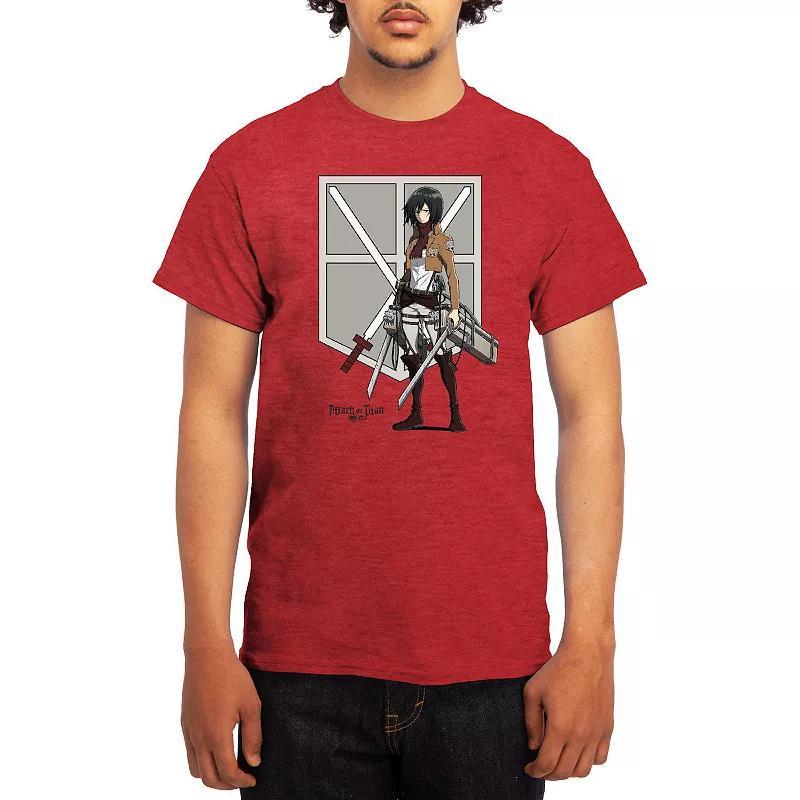 Men's Attack on Titan Sketch Design Group Tee, Boy's, Size: XL, Blue Product Image