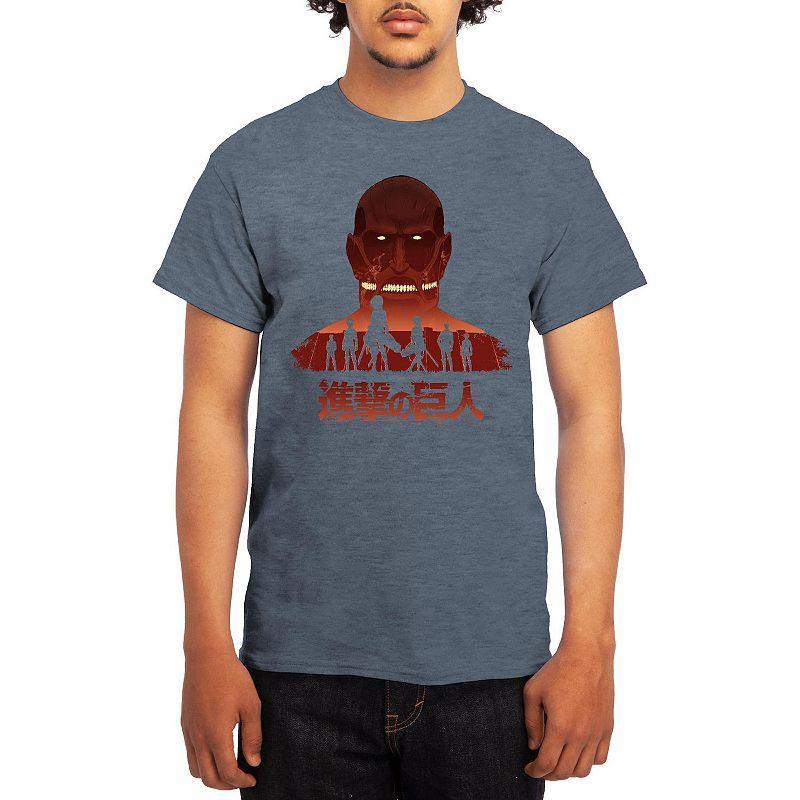 Men's Attack on Titan Distressed Scout Symbol Graphic Tee, Boy's, Size: Medium, Green Product Image