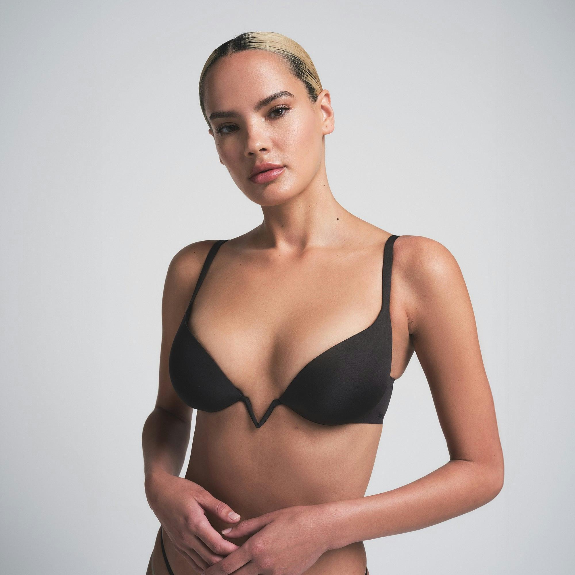 SKIMS ULTIMATE DEEP PLUNGE PUSH-UP BRA | ONYX Product Image