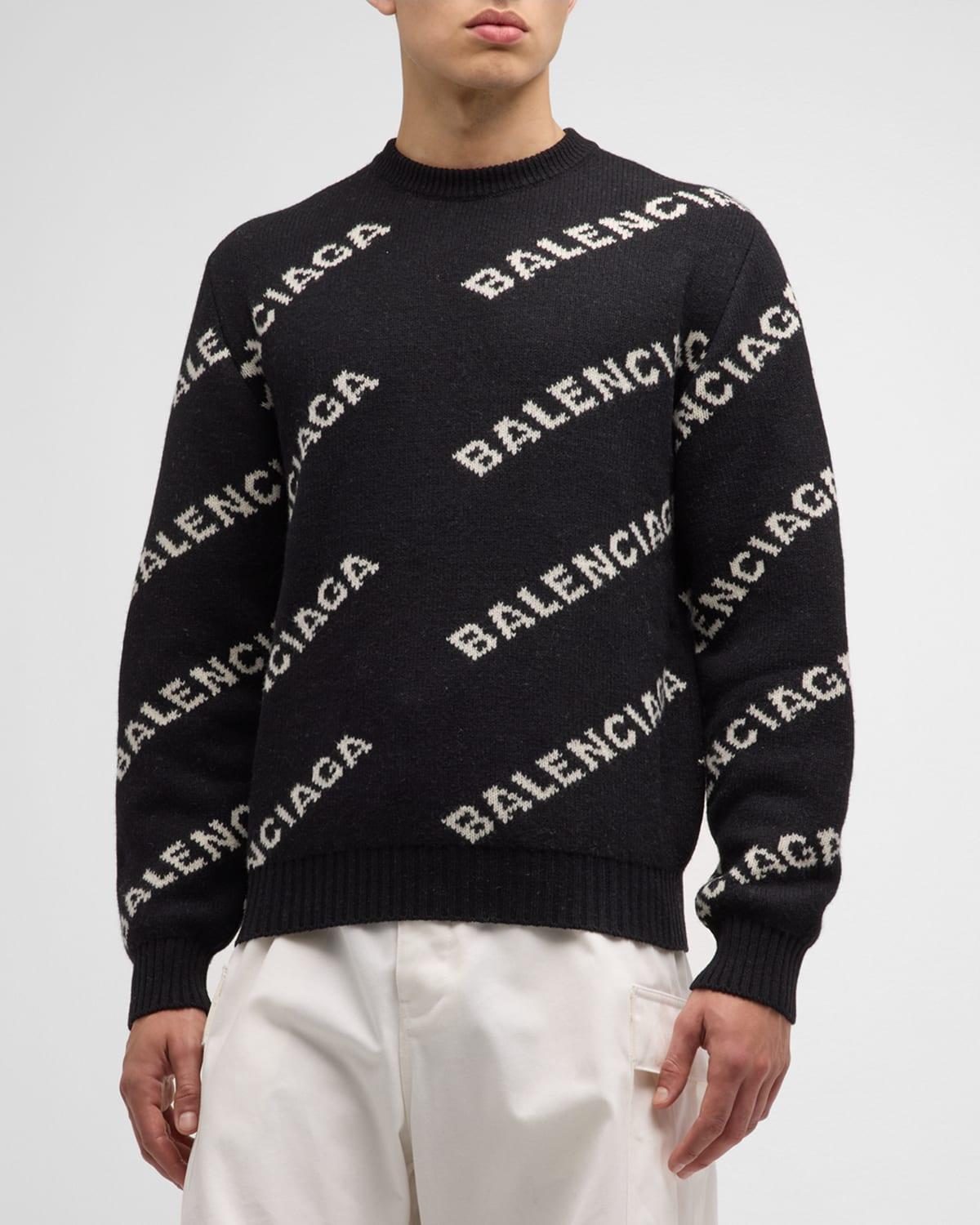 Mens Allover Logo Sweater Product Image