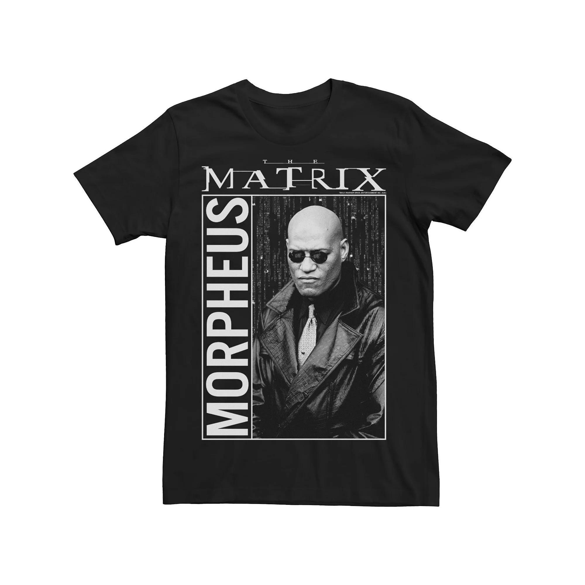 Men's The Matrix Morpheus Hero Shot Tee, Size: XXL, Black Product Image