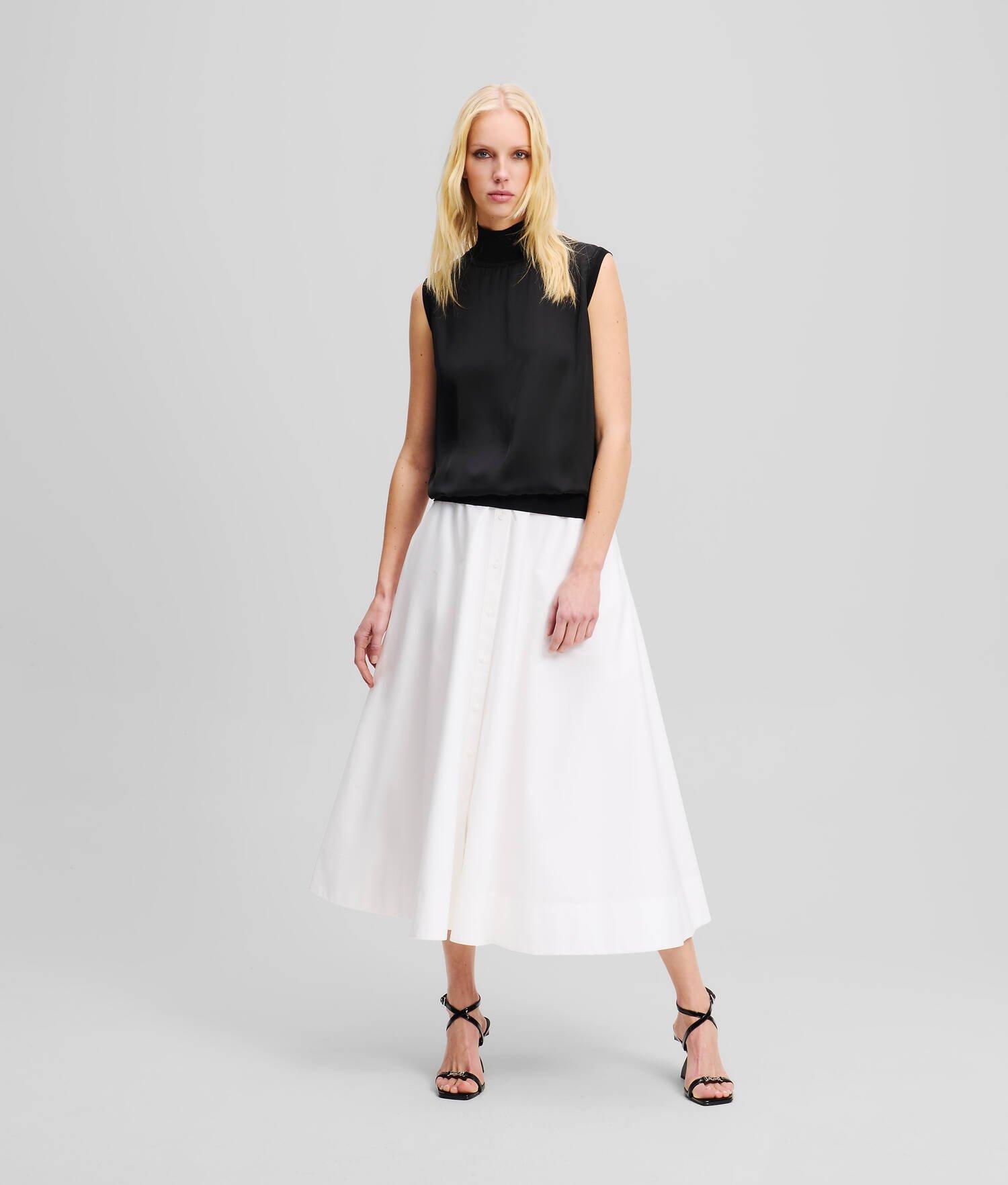 SLEEVELESS SATIN TOP Product Image